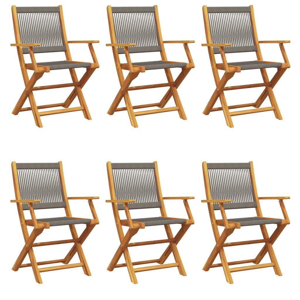 vidaXL Gartenstuhl Gartenstühle 6 Stk. Klappbar günstig online kaufen