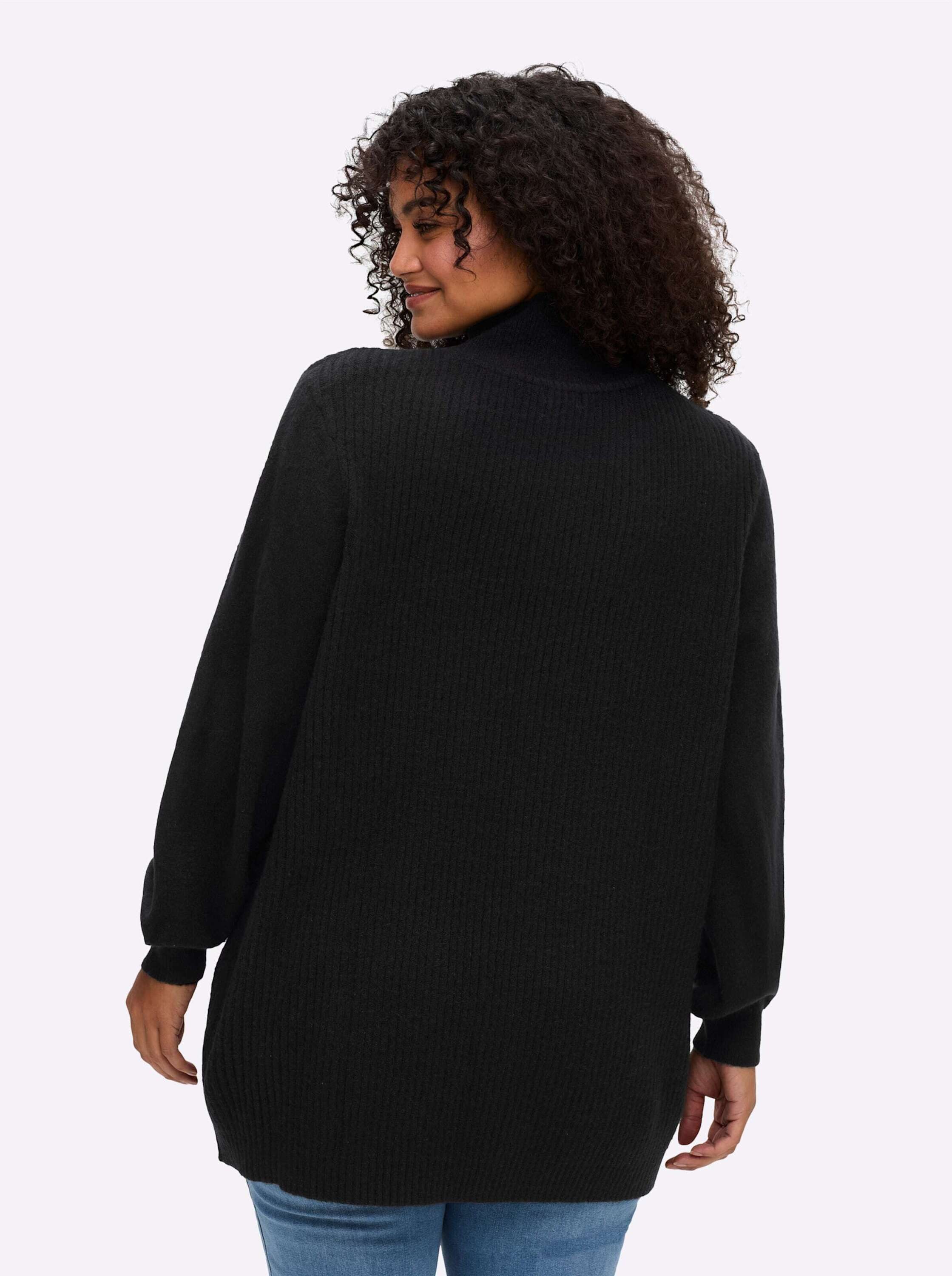 sheego by Joe Browns Strickpullover Pullover Langarm Zopfmuster, Rippoptik günstig online kaufen