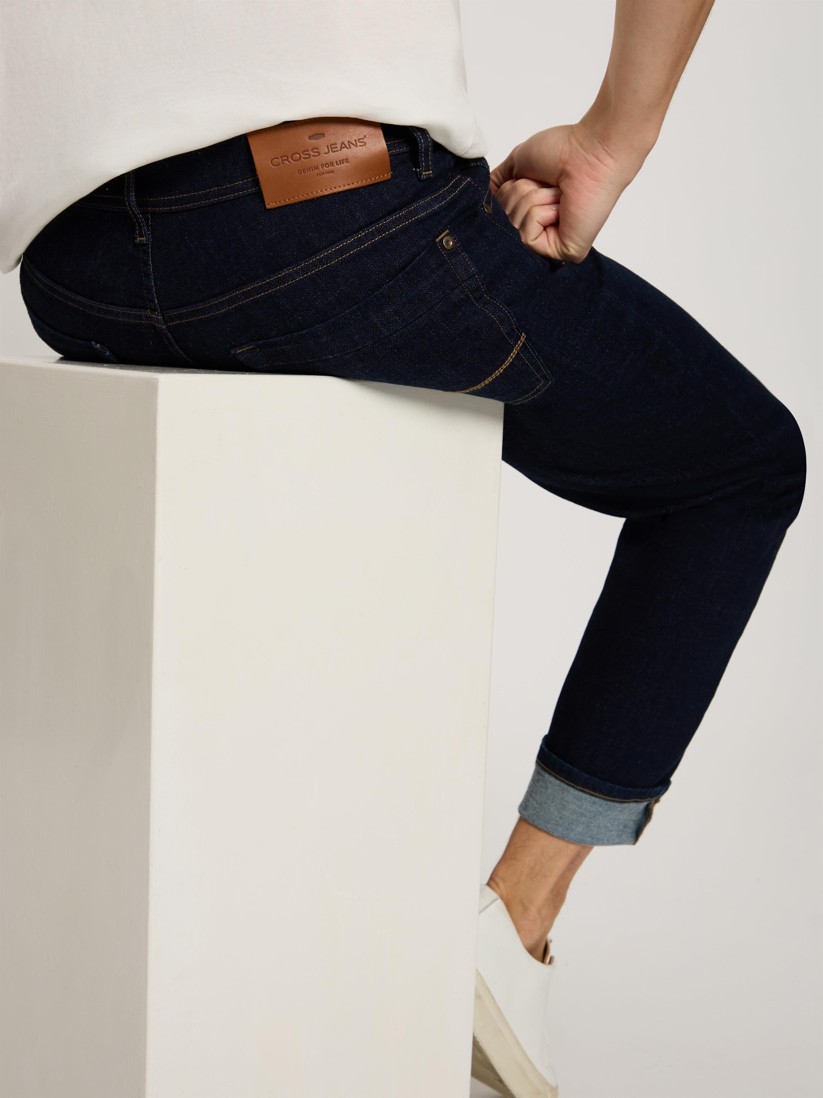 CROSS JEANS® 5-Pocket-Jeans CROSS JEANS ANTONIO deep blue E161-517 – Bild 4 von 5