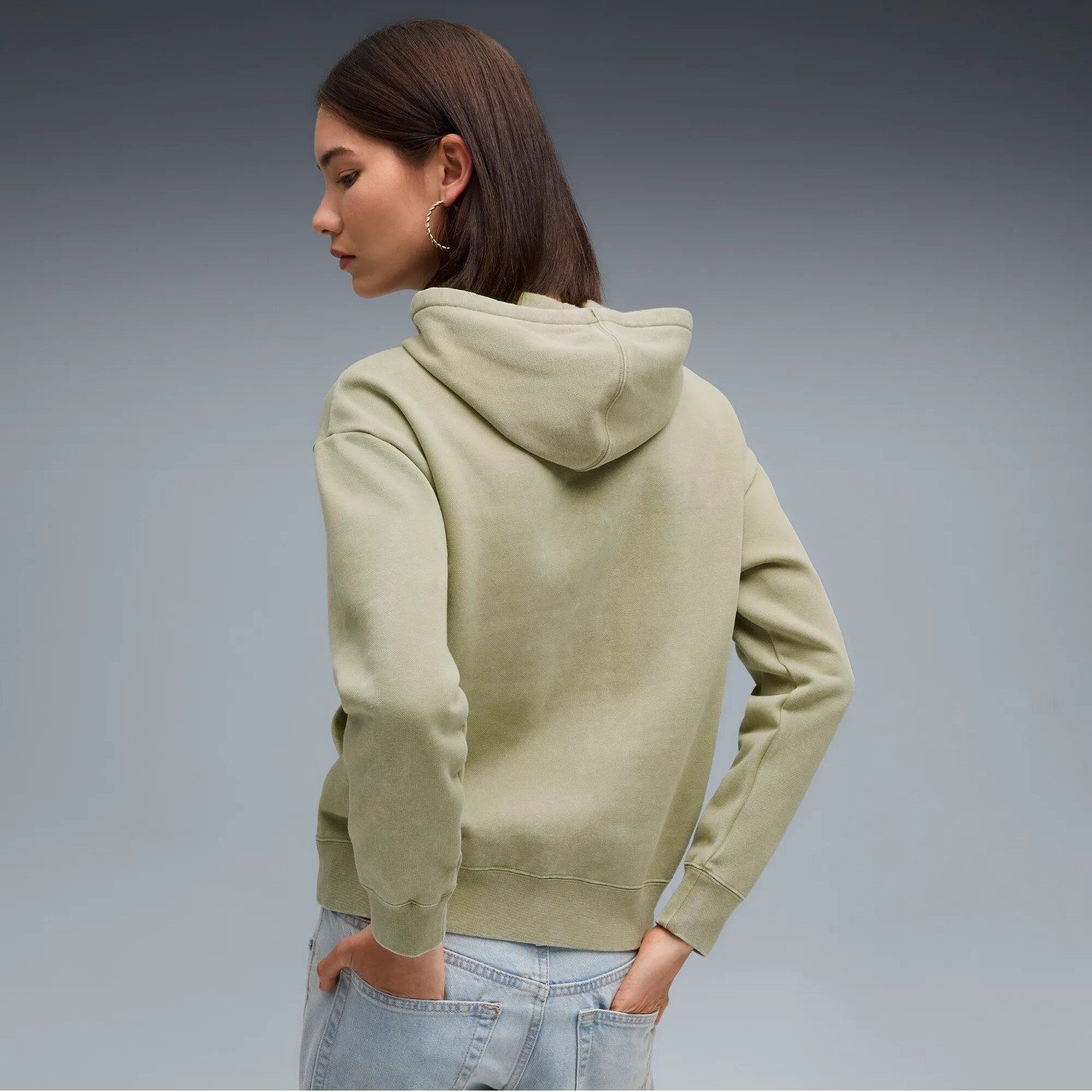 PUMA 2-in-1-Pullover Elevated Relaxed Wash mit Kägurutaschen