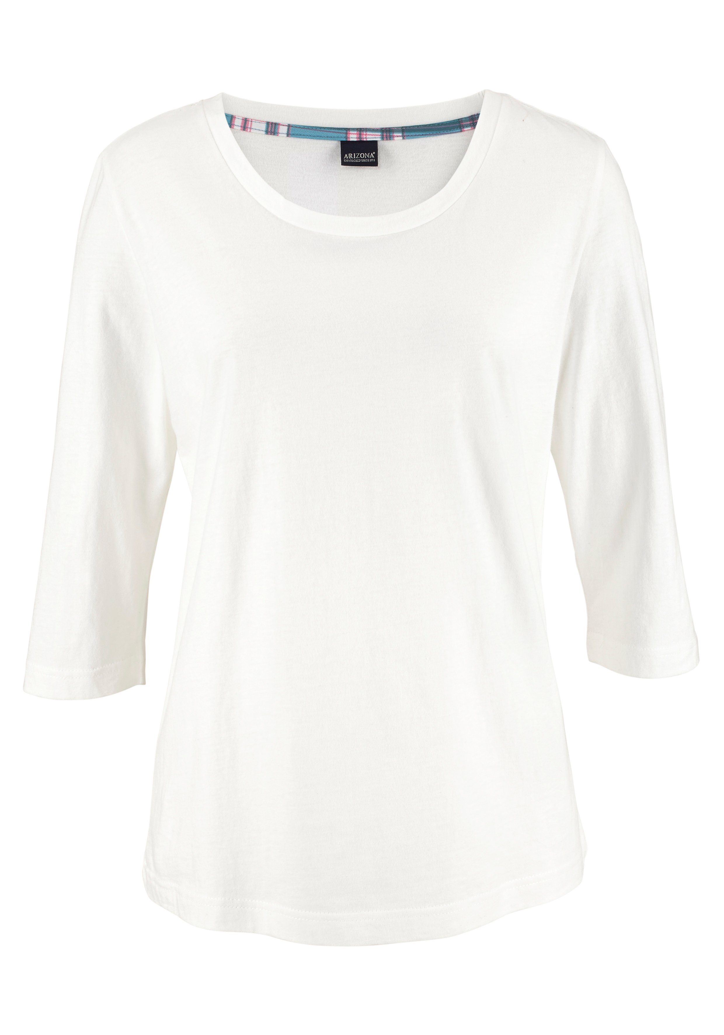 Arizona Pyjama (2 tlg) mit karierter Hose günstig online kaufen