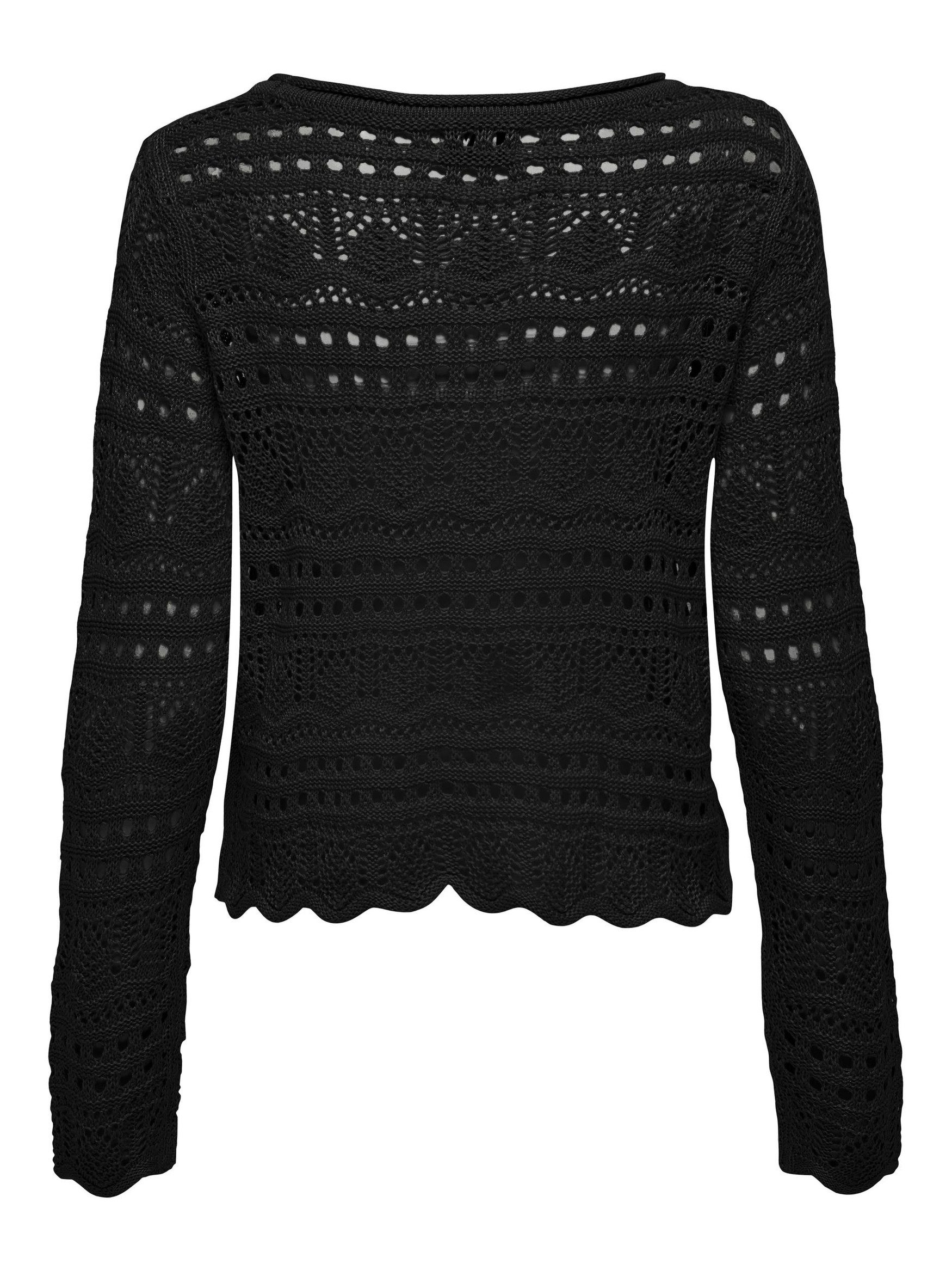 JACQUELINE de YONG Strickpullover Legerer Feinstrick Weiches Vintage Strick günstig online kaufen