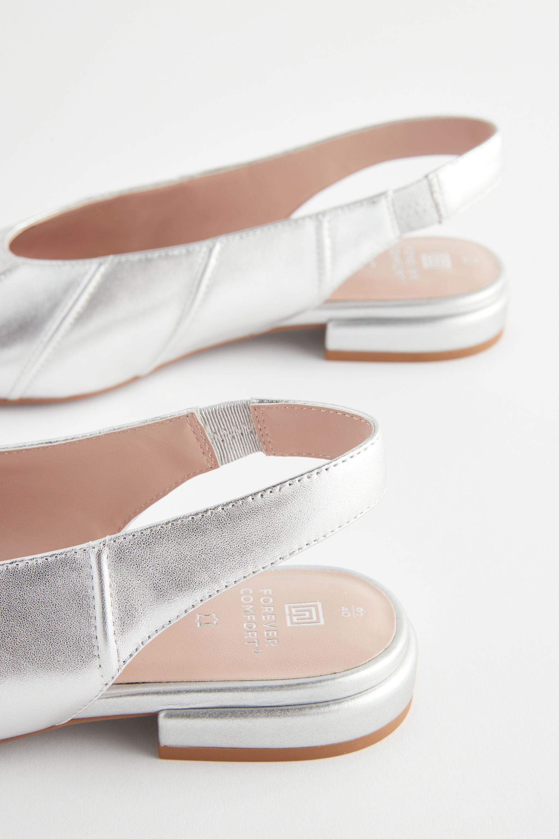 Next Forever Comfort® Lederschuhe mit Fersenriemen Slingpumps (1-tlg)