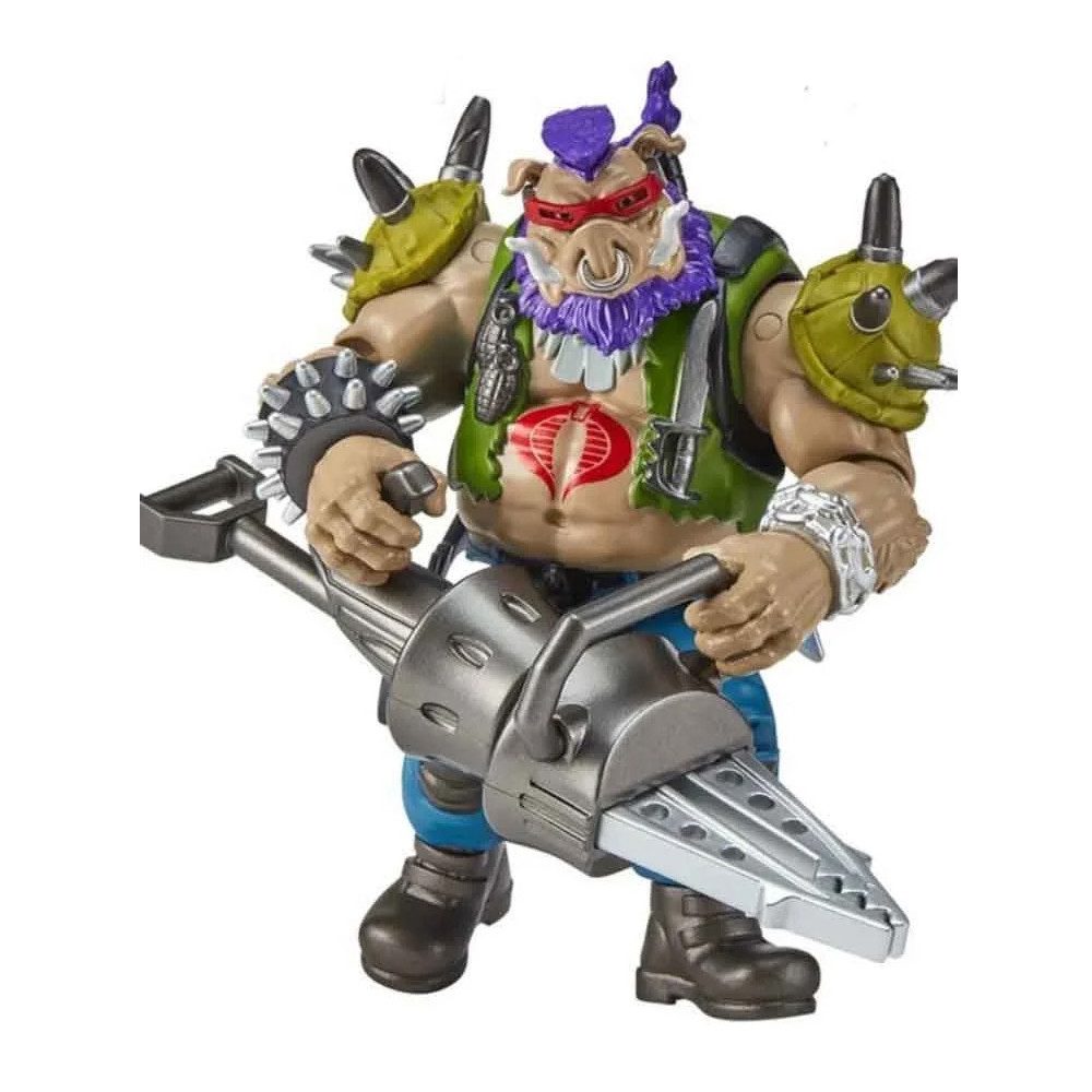 Playmates Toys Actionfigur Teenage Mutant Ninja Turtles x G.I. Joe, ca. 12 cm Action Figur mit Zubehör