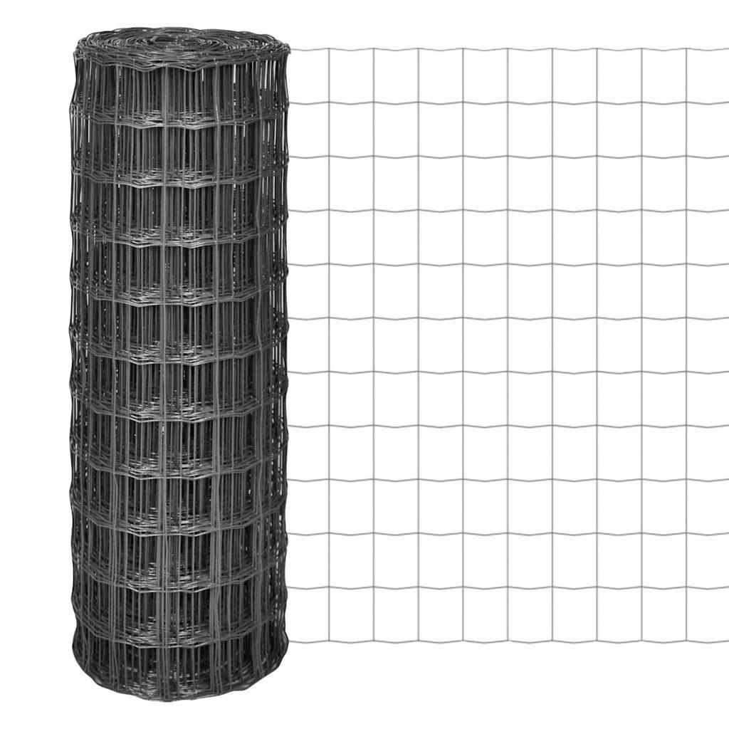 vidaXL Gartenzaun Eurozaun Stahl 10 x günstig online kaufen