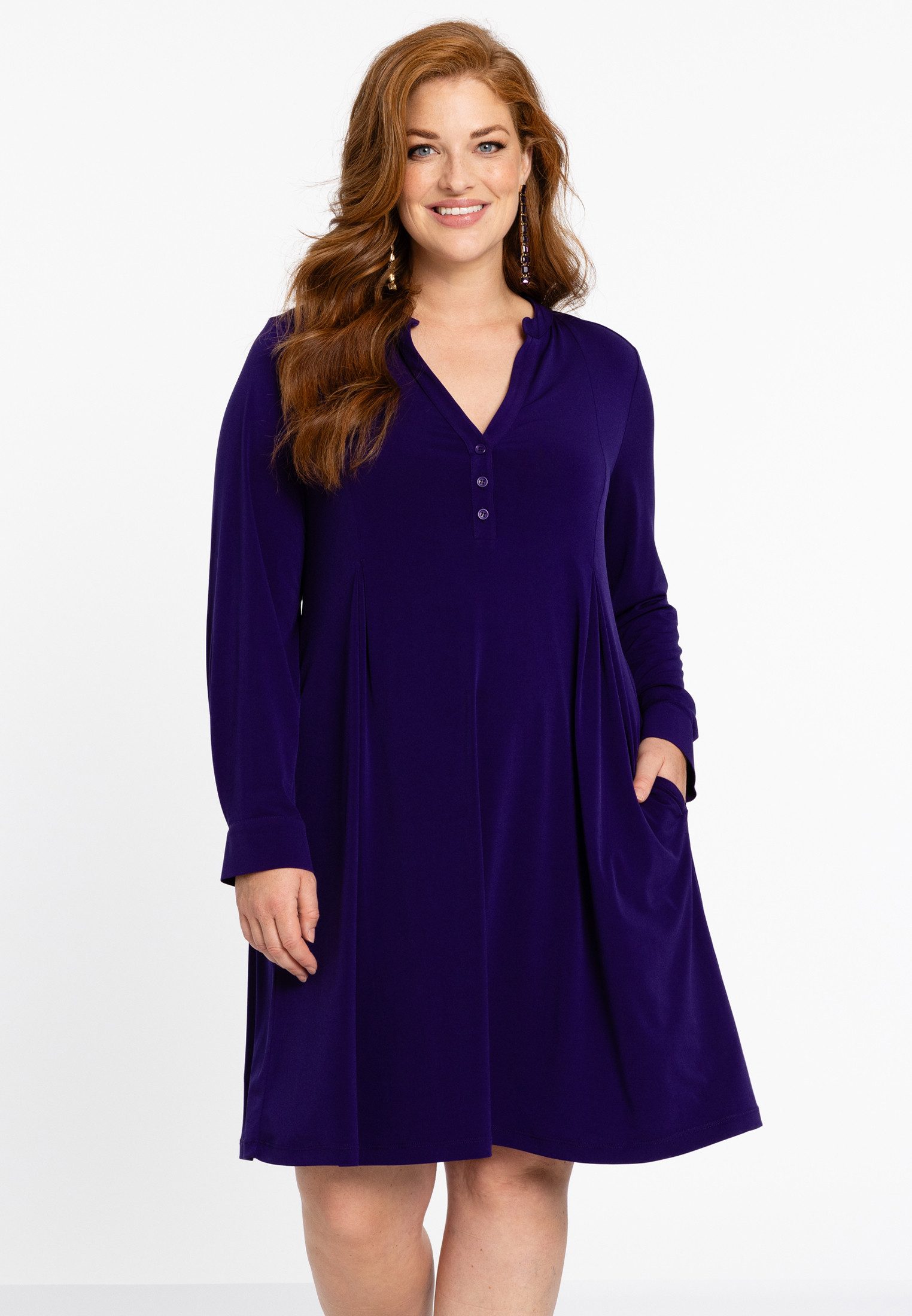 A-Linien-Kleid Damen Kleid Große Größen