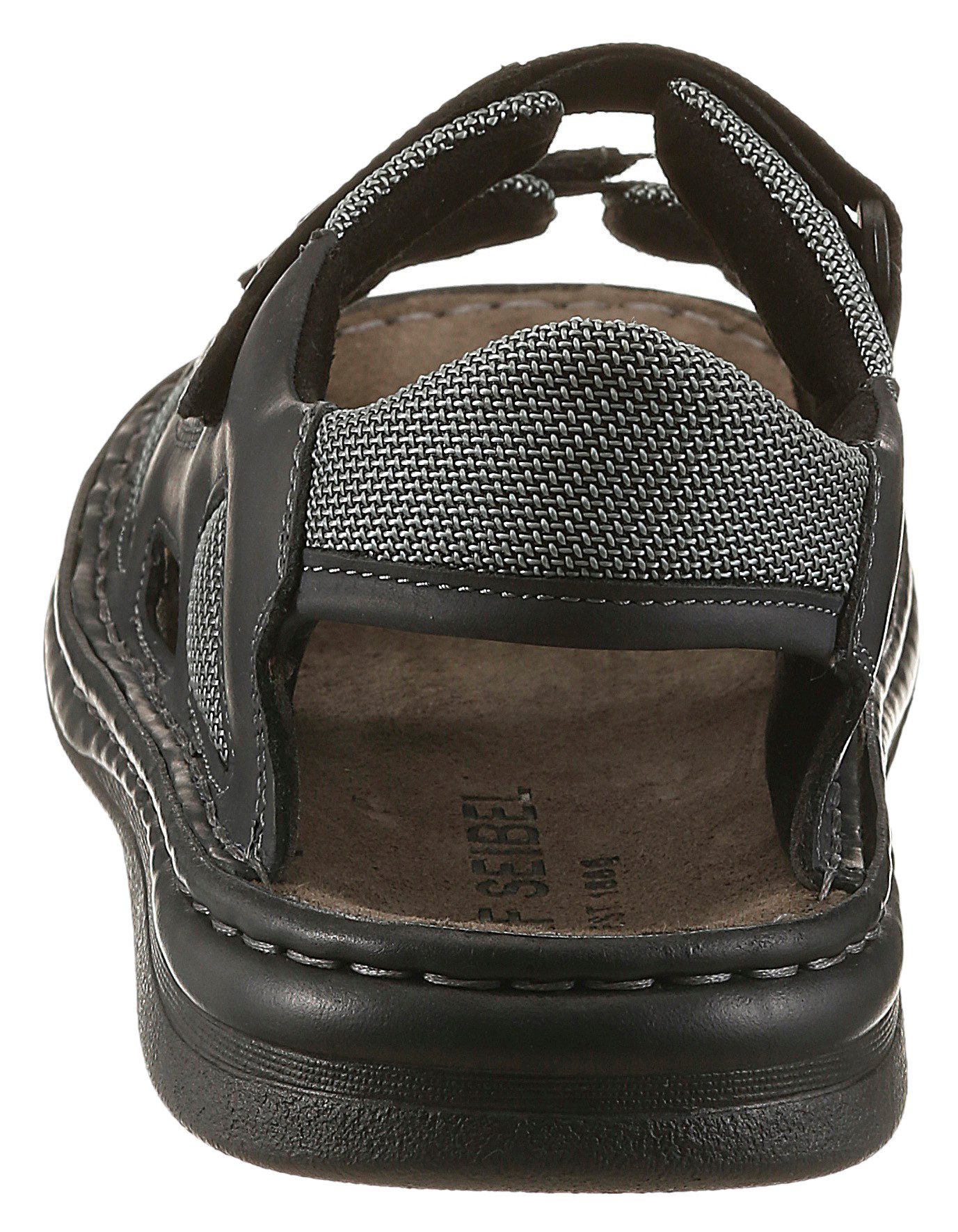Josef Seibel Max 61 Trekkingsandale Klettsandale, Sommerschuh mit verstellbaren Klettverschlüssen, G-Weite