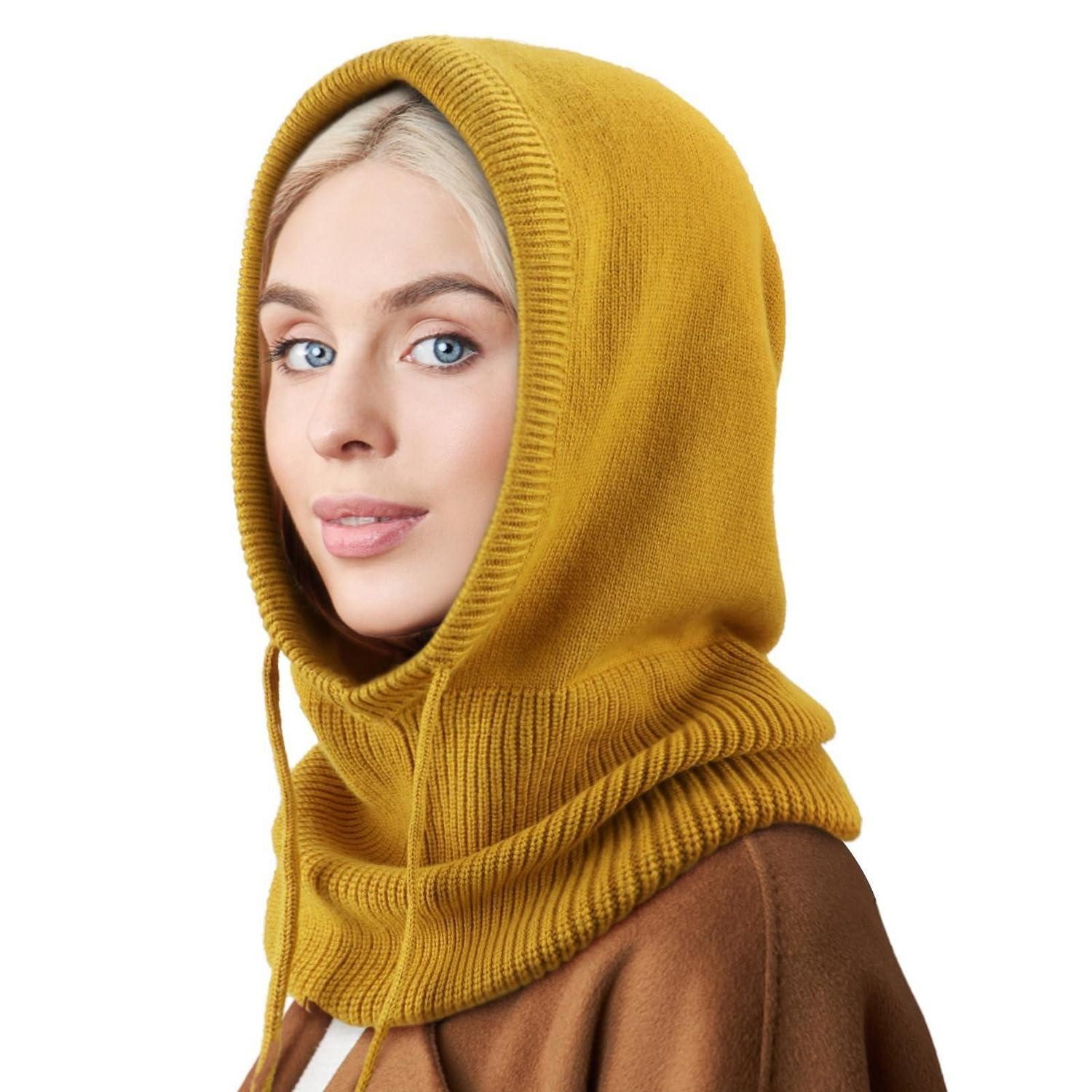 LuxusKollektion Sturmhaube Wintermütze Balaclava mit Kordelzug (1-St)