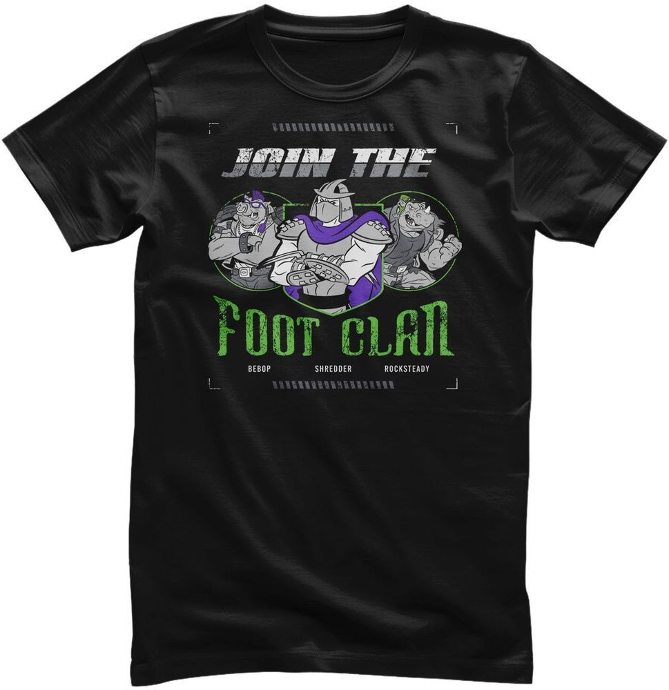 Teenage Mutant Ninja Turtles T-Shirt TMNT - Join The Foot Clan T-Shirt