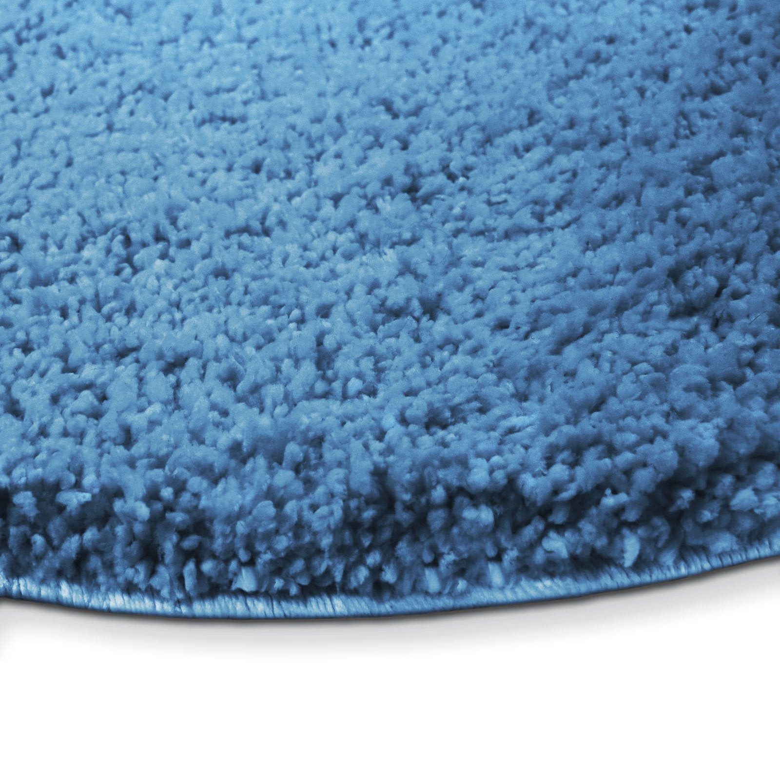 Karat Badematte Bari Hazy, Rund, Badteppich, Viele verschiedene Farben & Größen, Höhe 30 mm, Weicher & dichter Flor, Polyester, Mikrofaser, Rund, besonders weich durch Mikrofaser