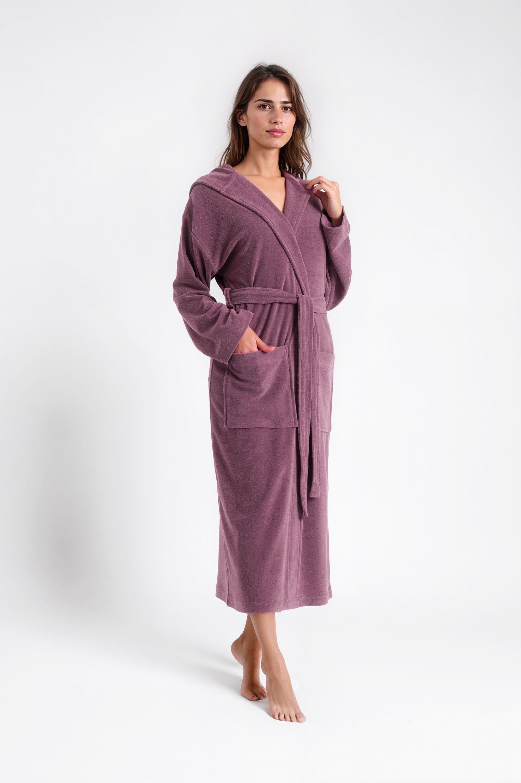 my home Damenbademantel Jule, ideal für Sauna & Spa, Hotelbademantel, Morge günstig online kaufen