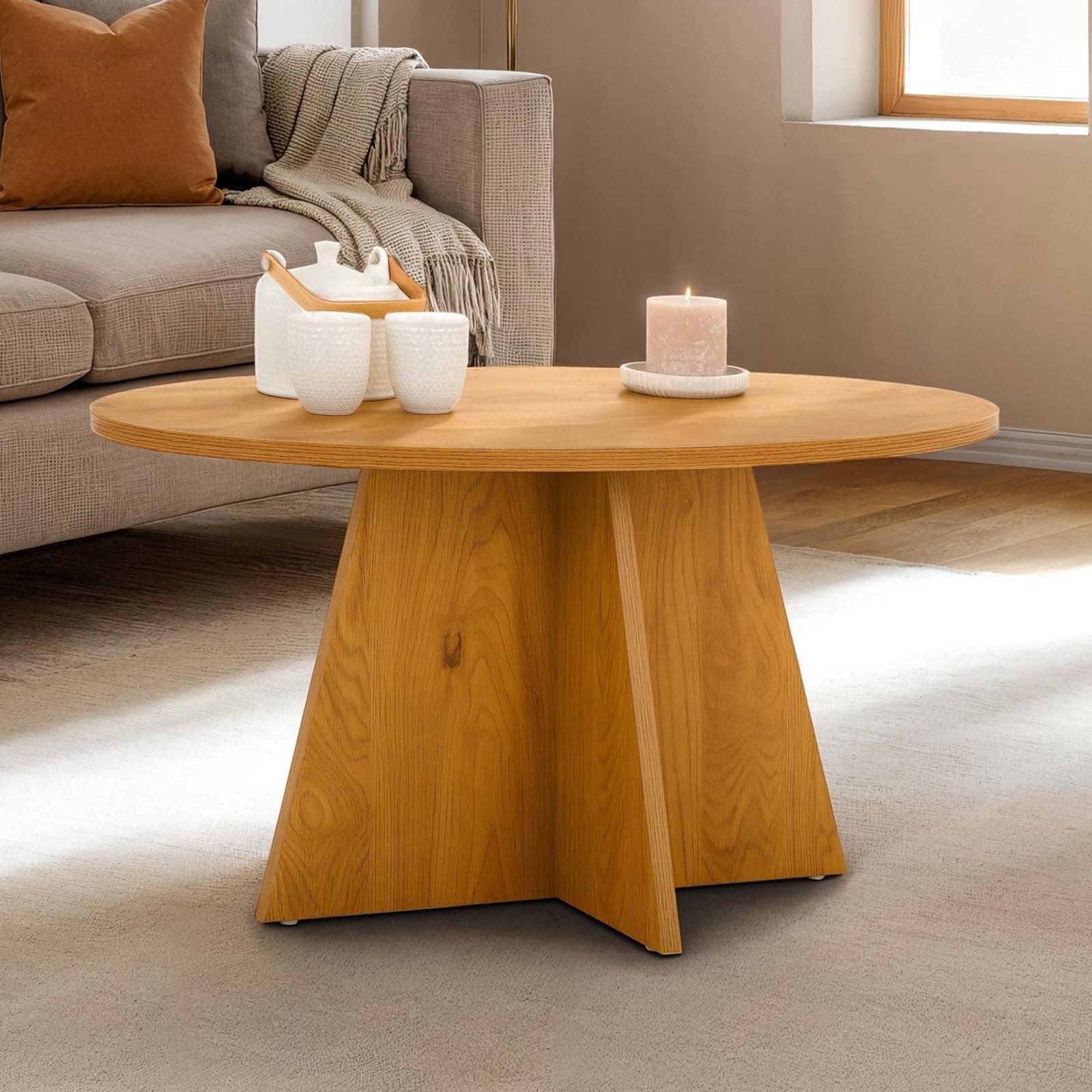 IDIMEX Couchtisch LAMESA, Runder Wohnzimmertisch, kleiner günstig online kaufen