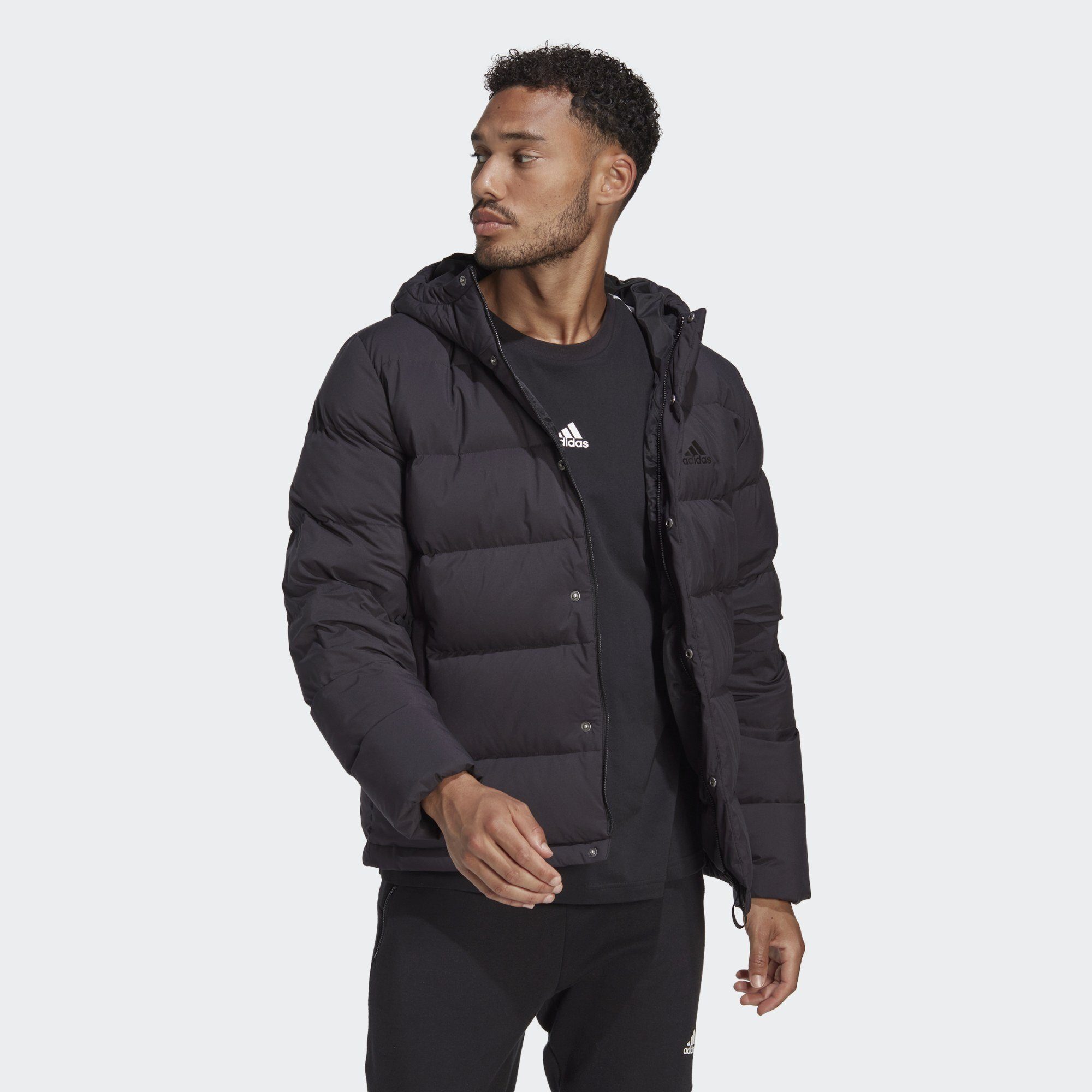 adidas Sportswear Winterjacke HELIONIC HOODED DAUNENJACKE