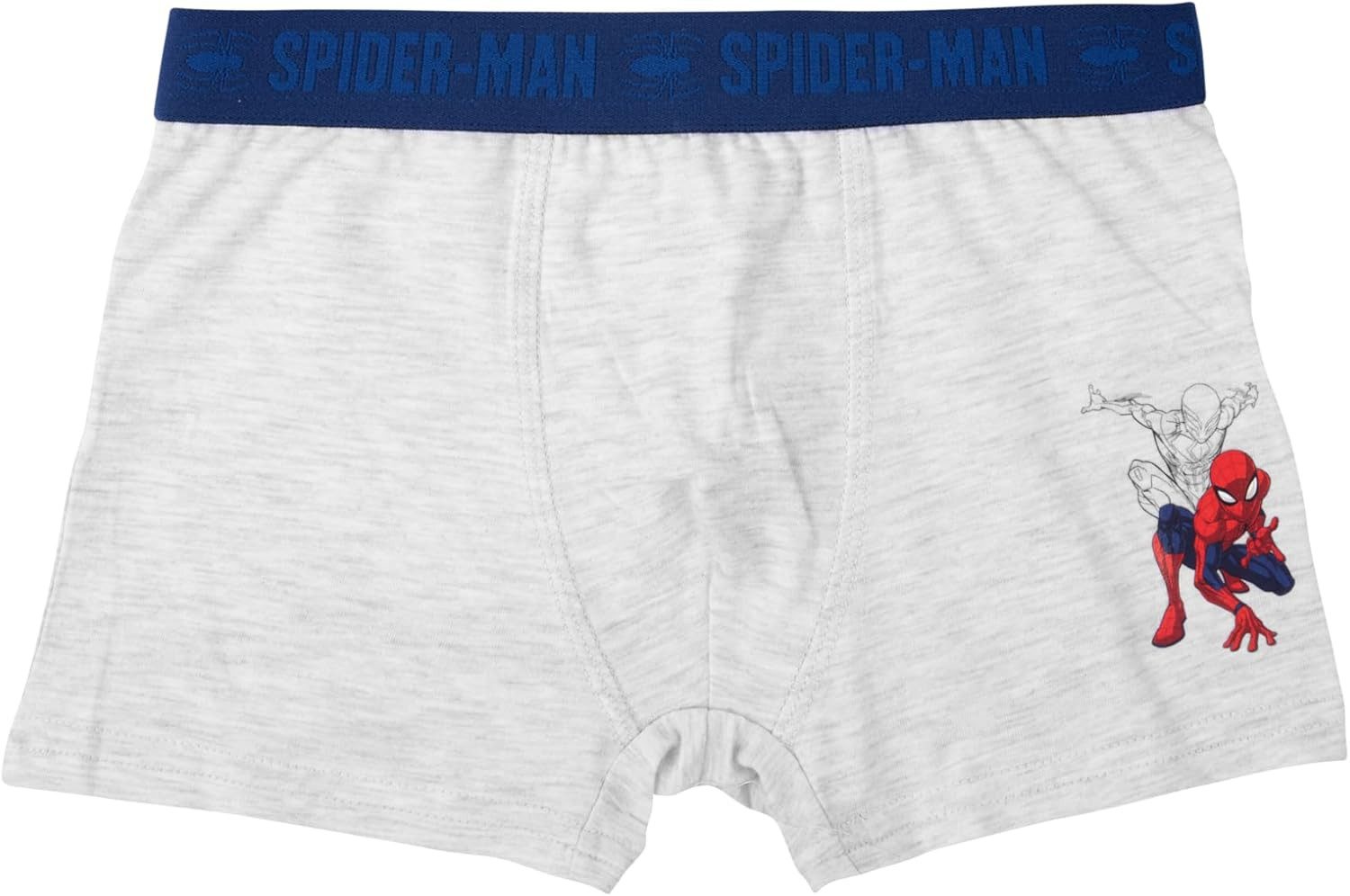 MARVEL Boxershorts für Jungen - Kinder Unterwäsche Unterhose Boxer 134/140 (2er Pack) (2-St) – Bild 2 von 3