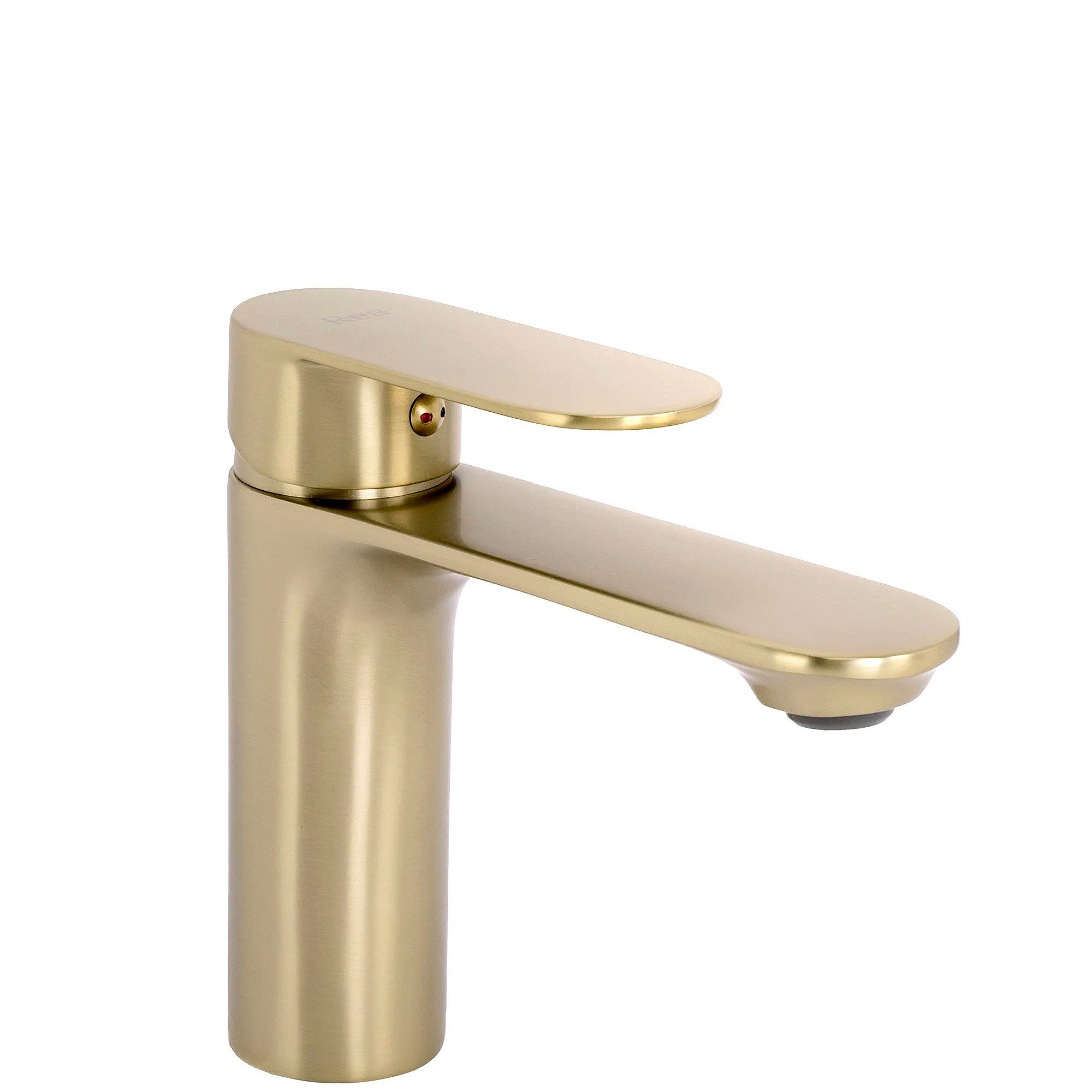 wohnwerk.idee Waschtischarmatur Design Wasserhahn in Gold / Kupfer Matt, Einhebelmischer aus Messing