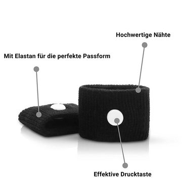 Purava Akupressur-System-Bandage Akupressur Armband gegen Übelkeit, 2 Stück (1er Pack)