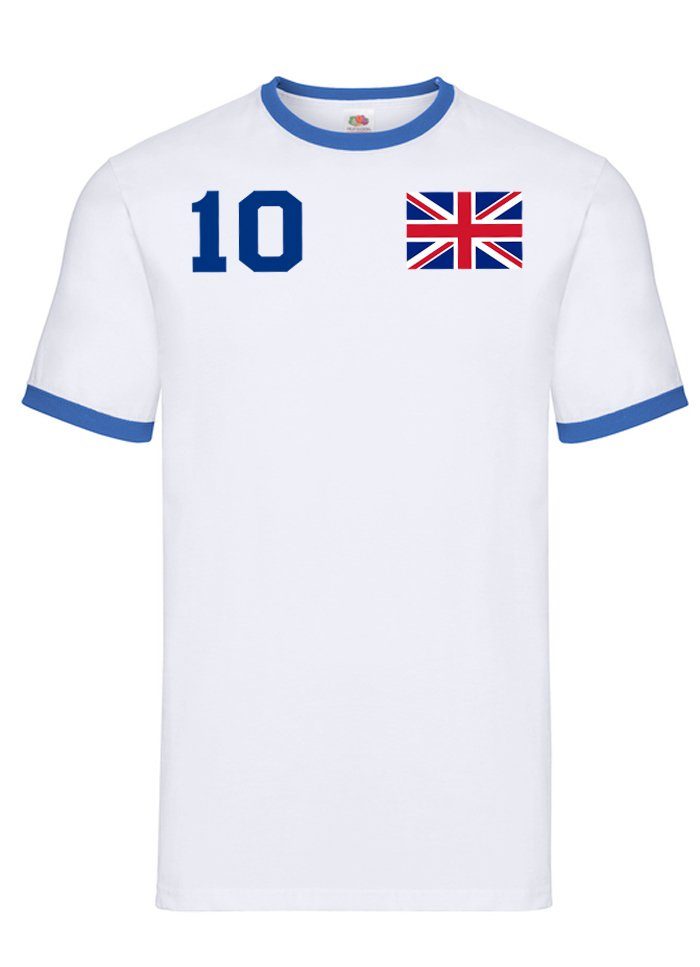 Fußball Meister Sport England Herren & Trikot Brownie Blondie EM WM T-Shirt Kingdom United