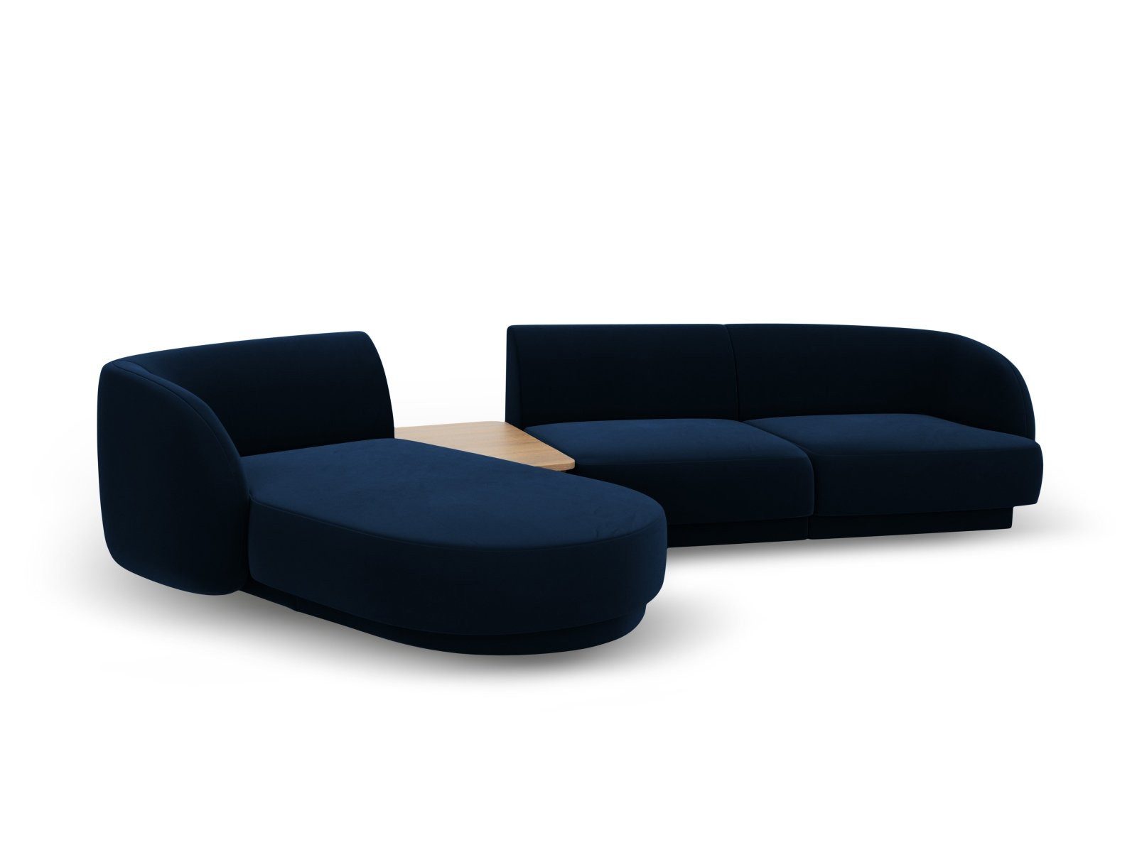 Micadoni Sofa Miley, modular mit Recamiere 3-Sitzer