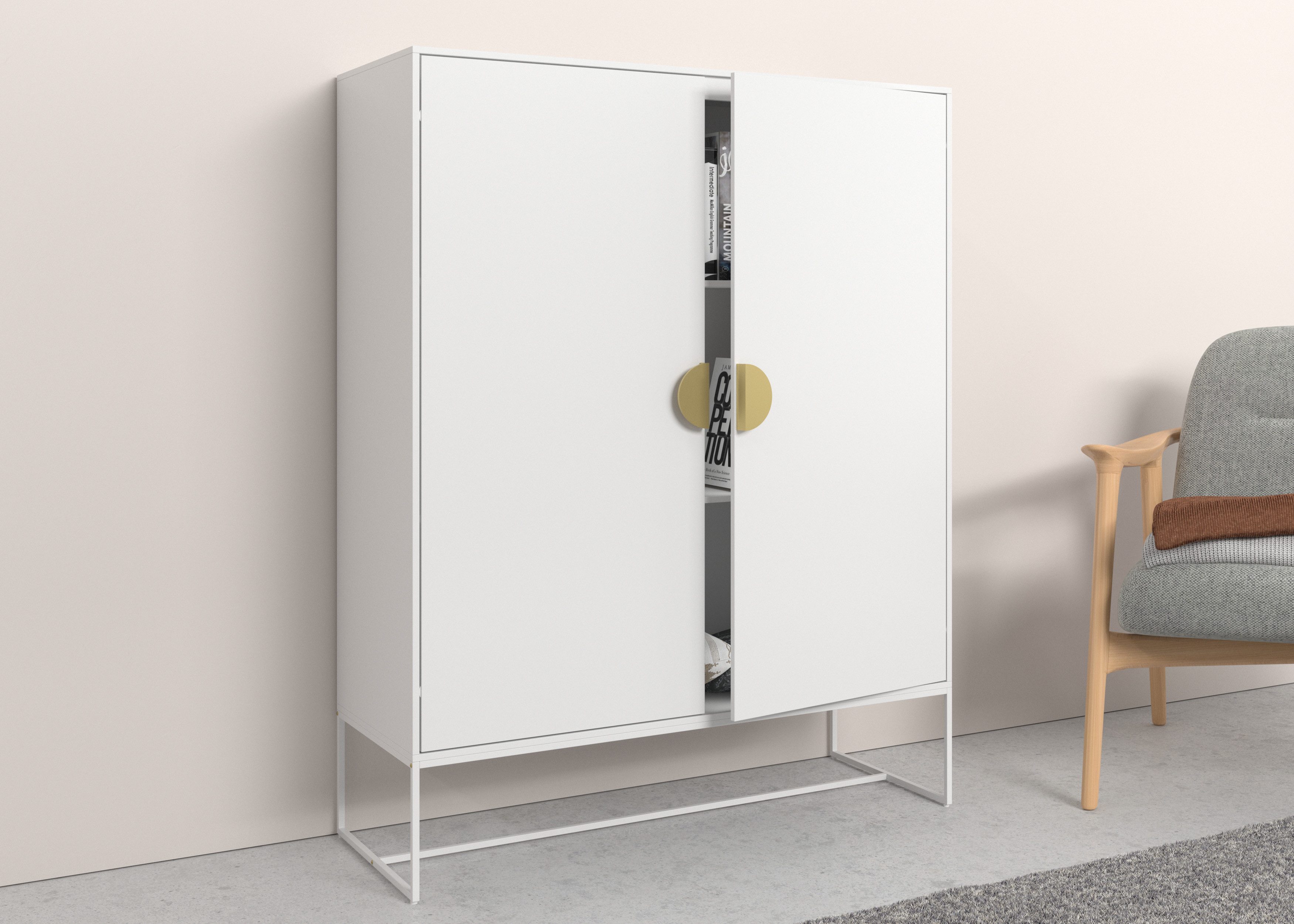 Places of Style Highboard Abito, Midischrank günstig online kaufen