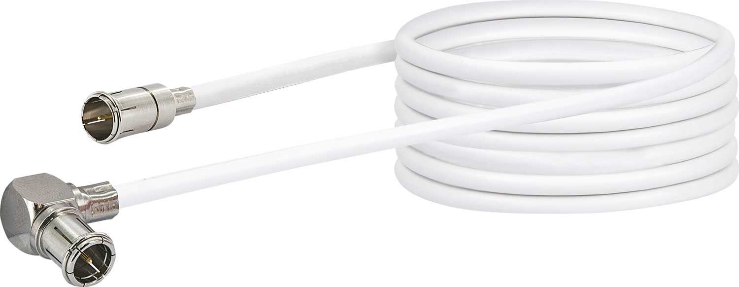 Schwaiger MMC50 052 Telefonkabel, F-Quick-Stecker, (500 cm), 2-fach geschirmt