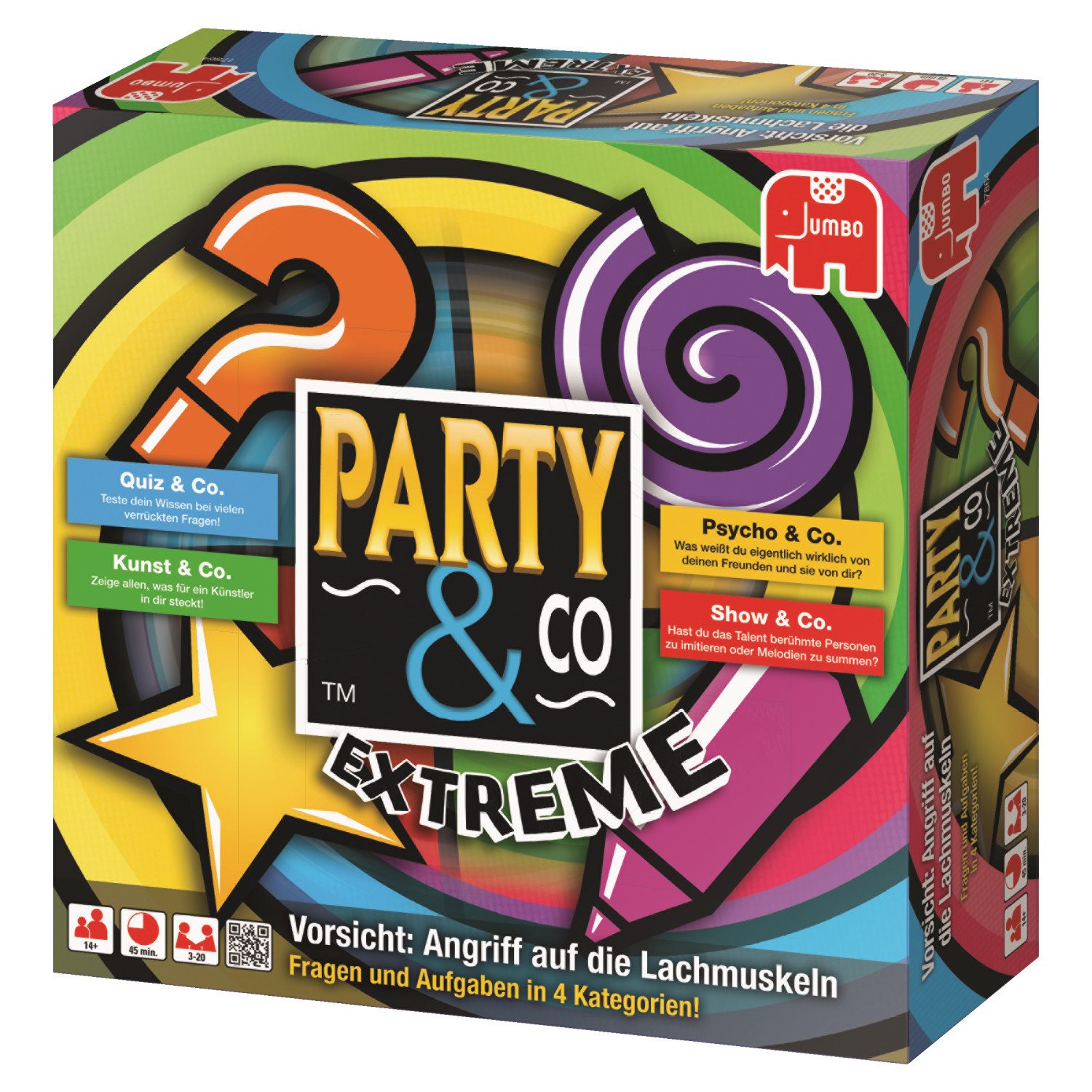 Jumbo Spiele Spiel Party & Co Extreme,Partyspiel, Jumbo 17864 Party & Co Extreme,Partyspiel