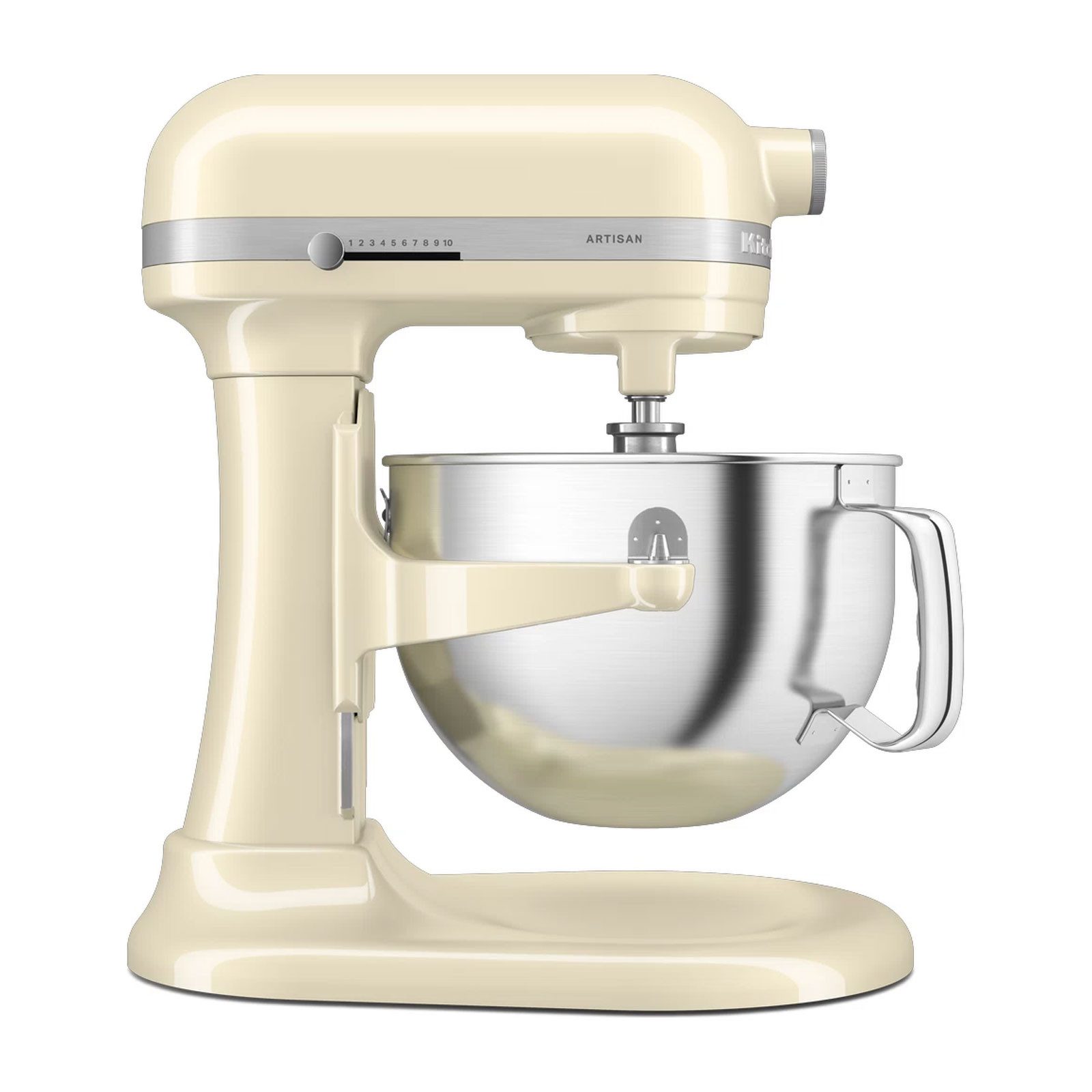 KitchenAid Küchenmaschine 5KSM60SPXE, 2 silberbeschichtete Rührwekzeuge, Planetenrührwerk, Robustes Gehäuse