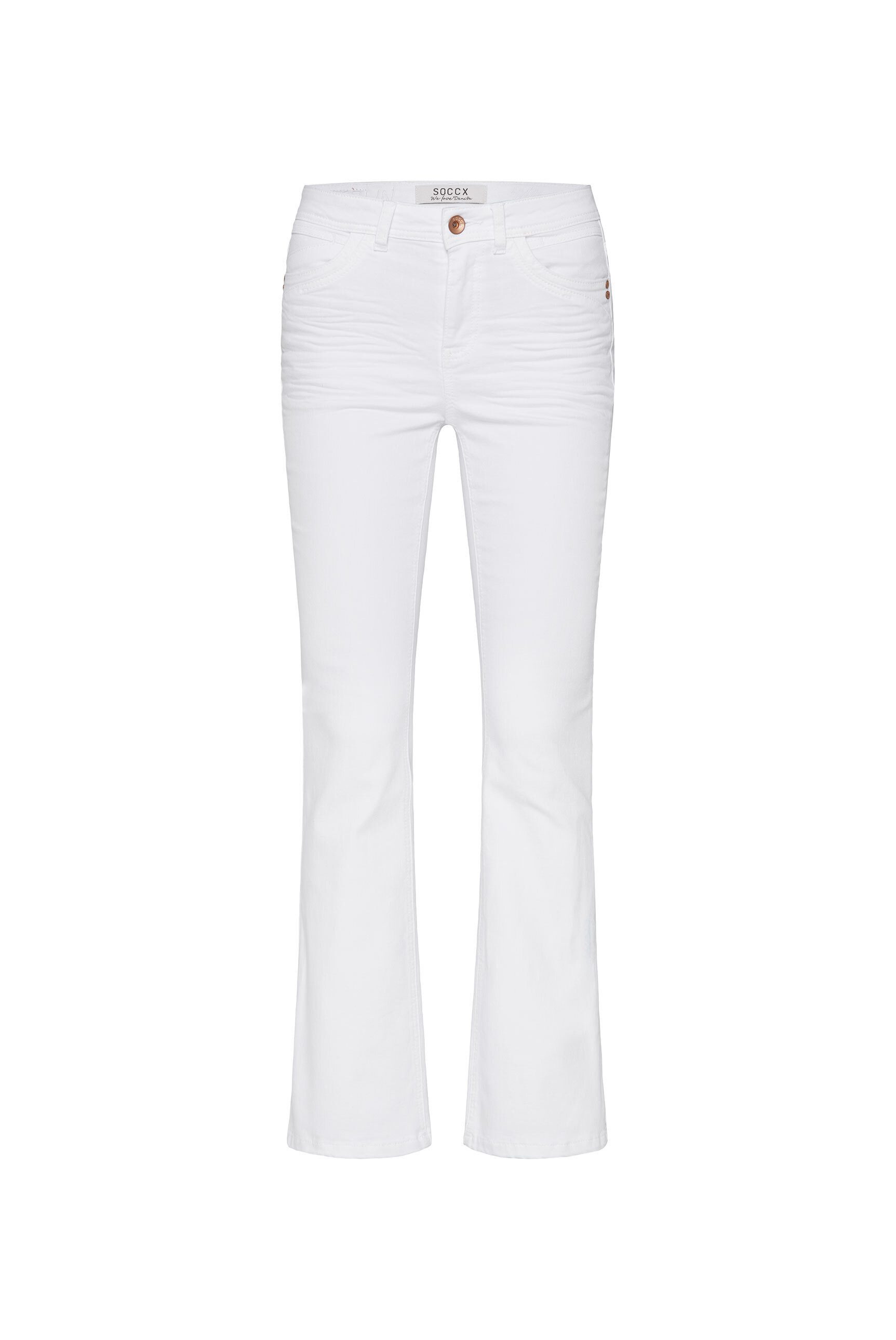 SOCCX Regular-fit-Jeans, mit hoher Leibhöhe günstig online kaufen