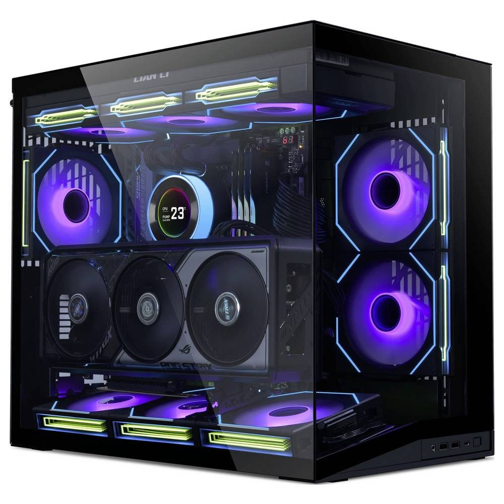 Lian Li PC-Gehäuse O11 Dynamic Mini V2 Mini-Tower PC-Gehäuse, Gehäuse, Gaming-Gehäuse