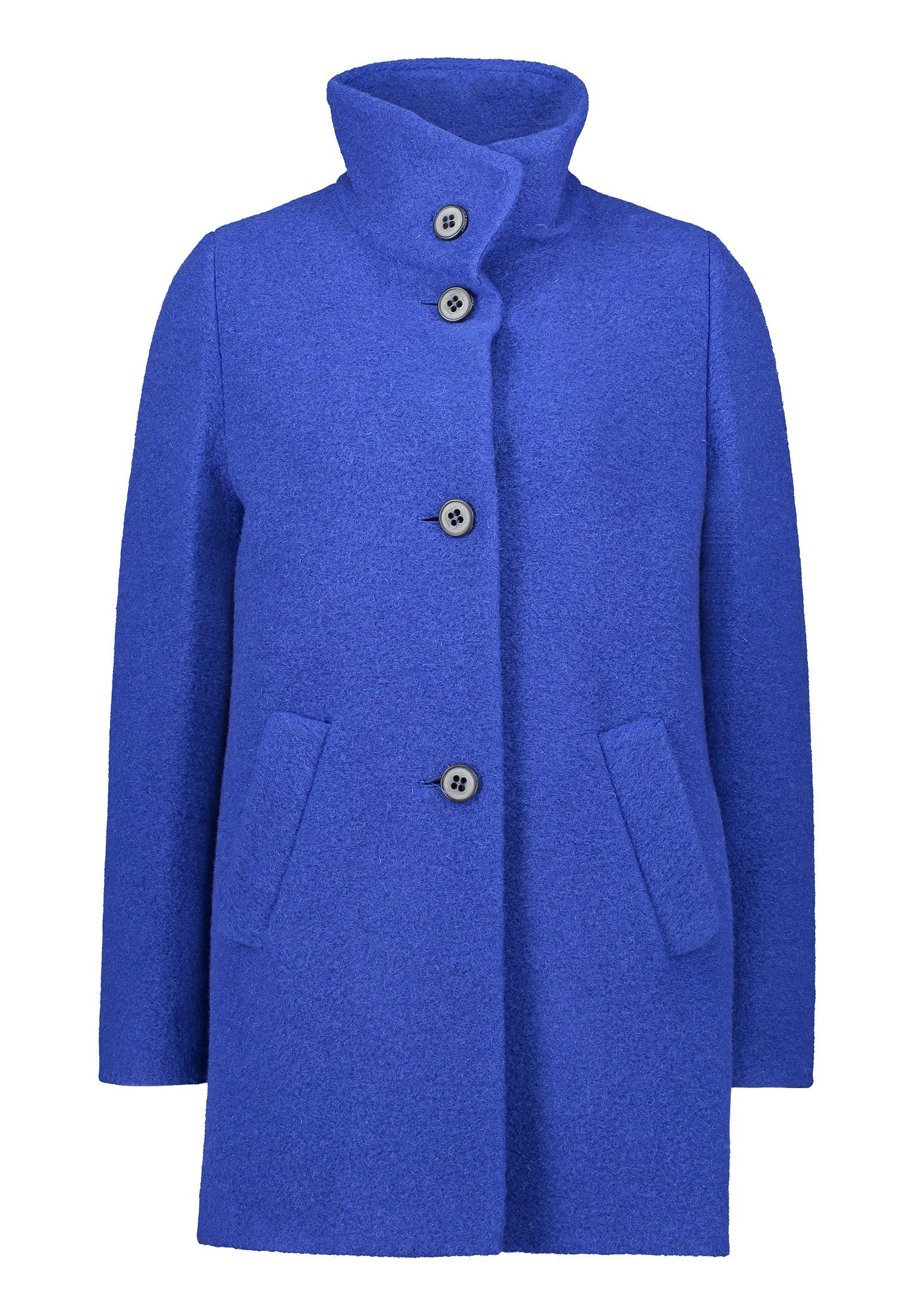Amber & June Kurzjacke Damen Kurzmantel mit Stehkragen