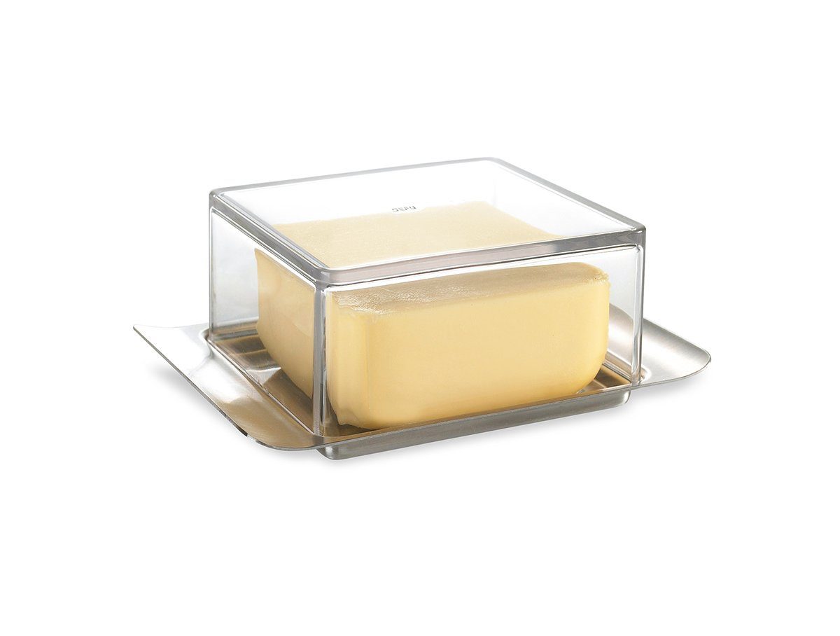 GEFU Butterdose Butterdose BRUNCH 125g Butter Kunststoff Deckel Bu