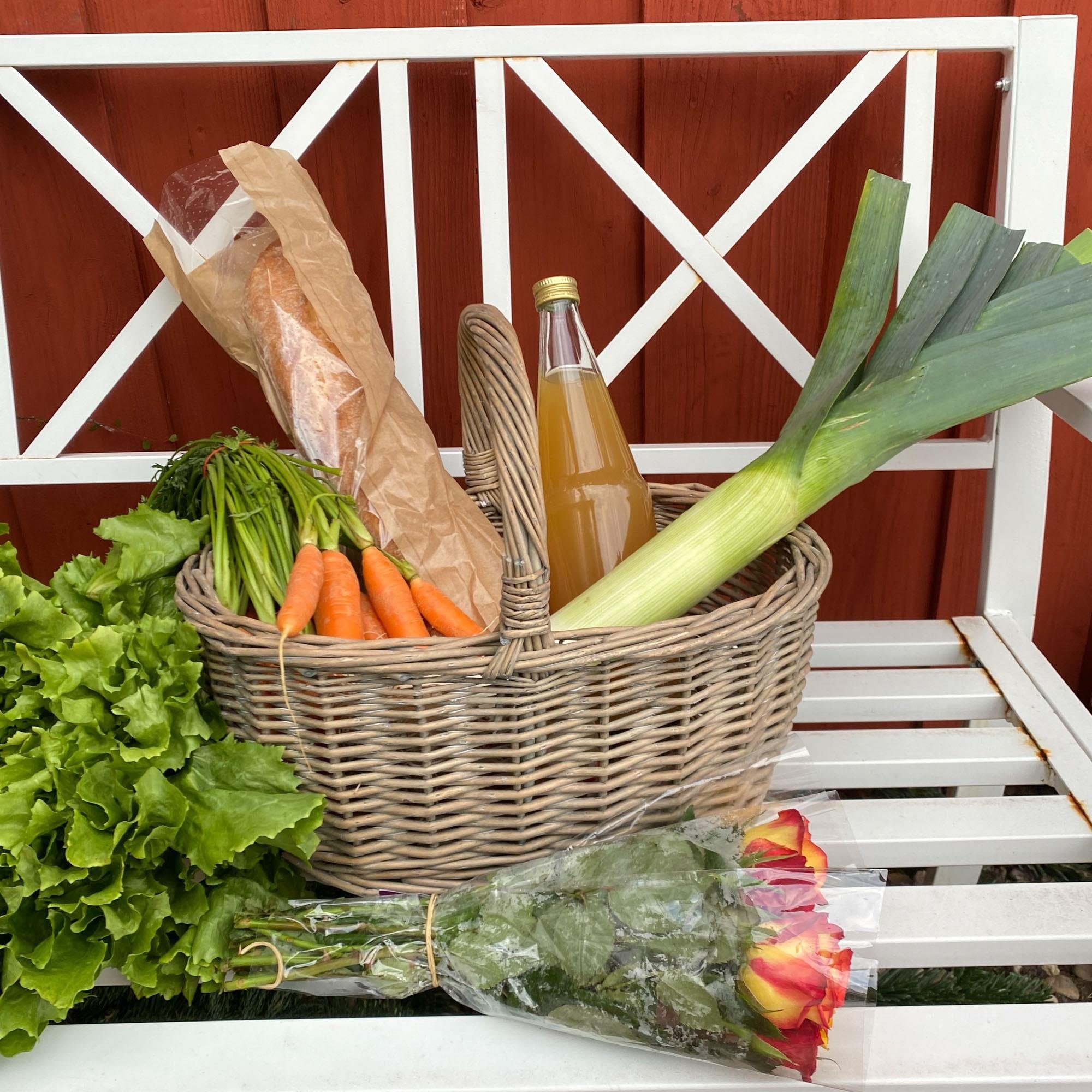 UNUS HOME Einkaufskorb Weidenkorb Henkelkorb, Bügelkorb günstig online kaufen