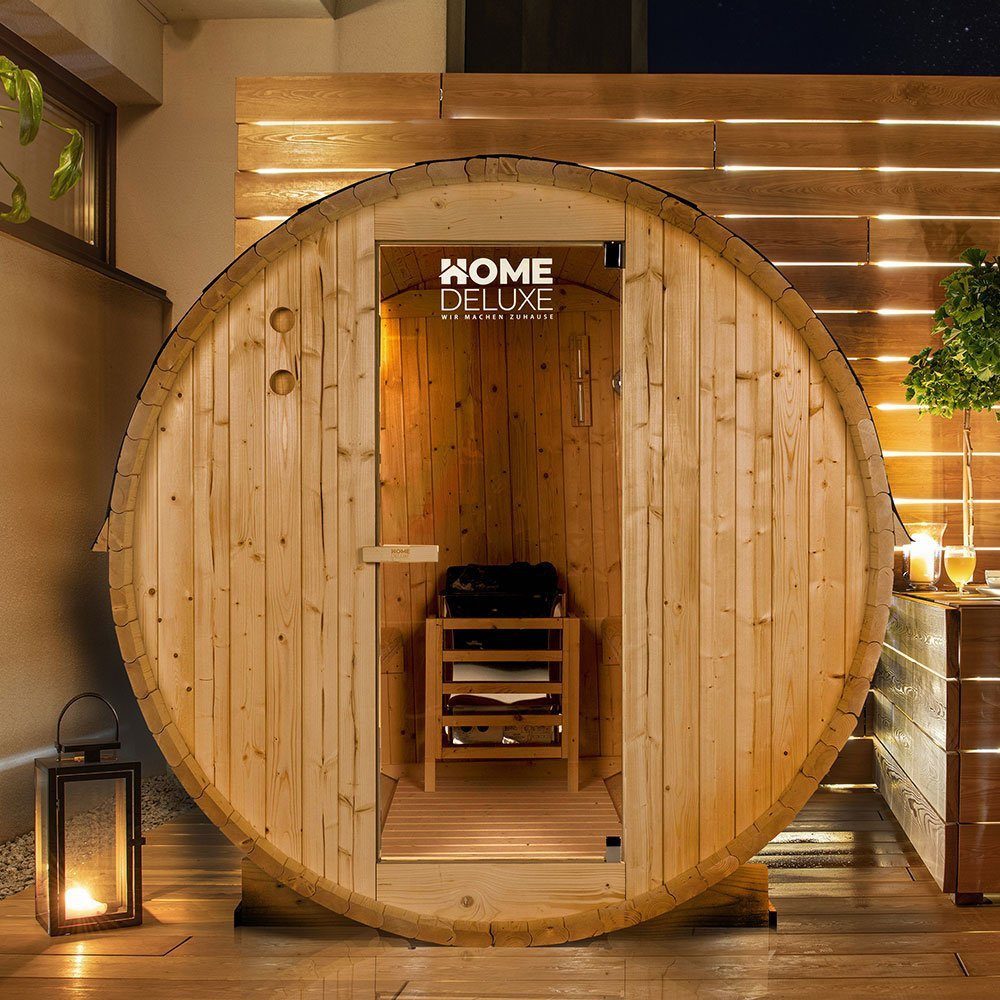 HOME DELUXE Fasssauna Outdoor Fasssauna LAHTI, günstig online kaufen