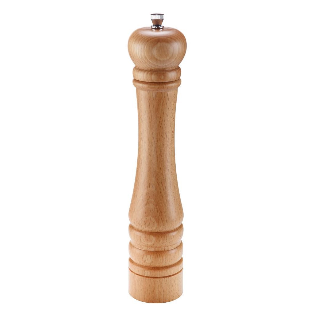 WESTMARK Salz-/Pfeffermühle Salz- und Pfeffermühle Classic aus Buchenholz 28 cm, Keramikmahlwerk stufenlos verstellbarer Mahlgrad