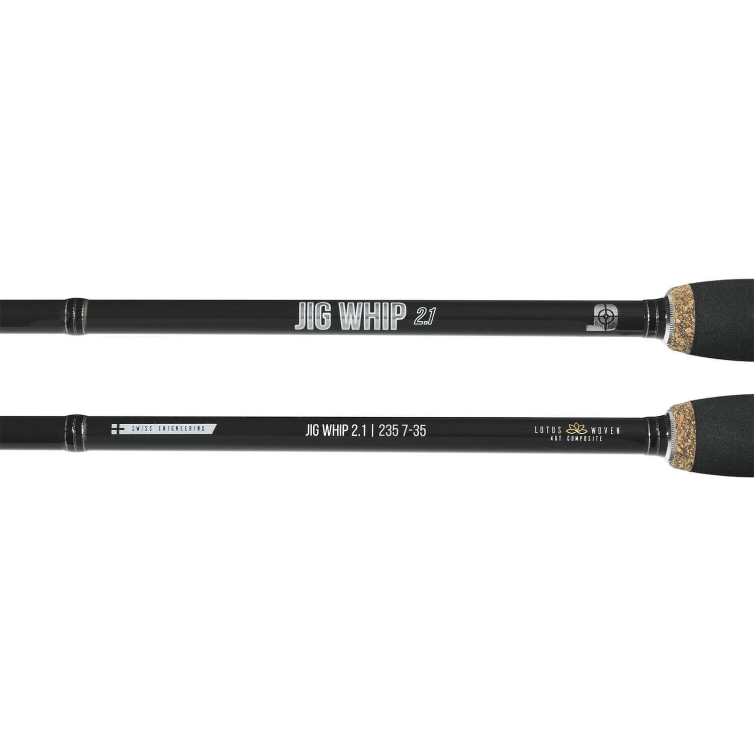 Bullseye Fishing Spinnrute Bullseye Jig Whip 2.1 Spinnrute, (2-tlg)