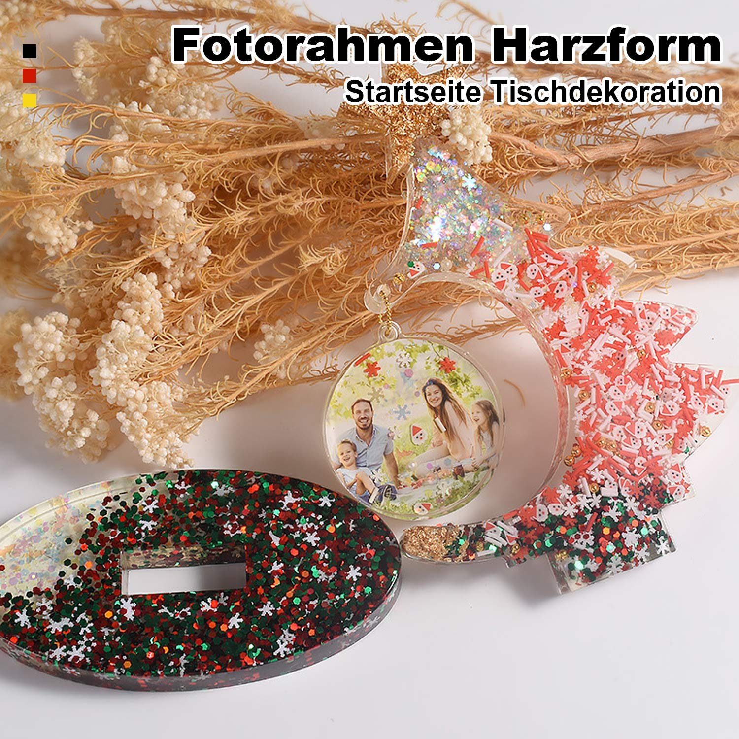 (1-tlg), mit DIY Form, Rahmen Silikonform MAGICSHE Harz Weihnachtsbaum Sockel Silikonform