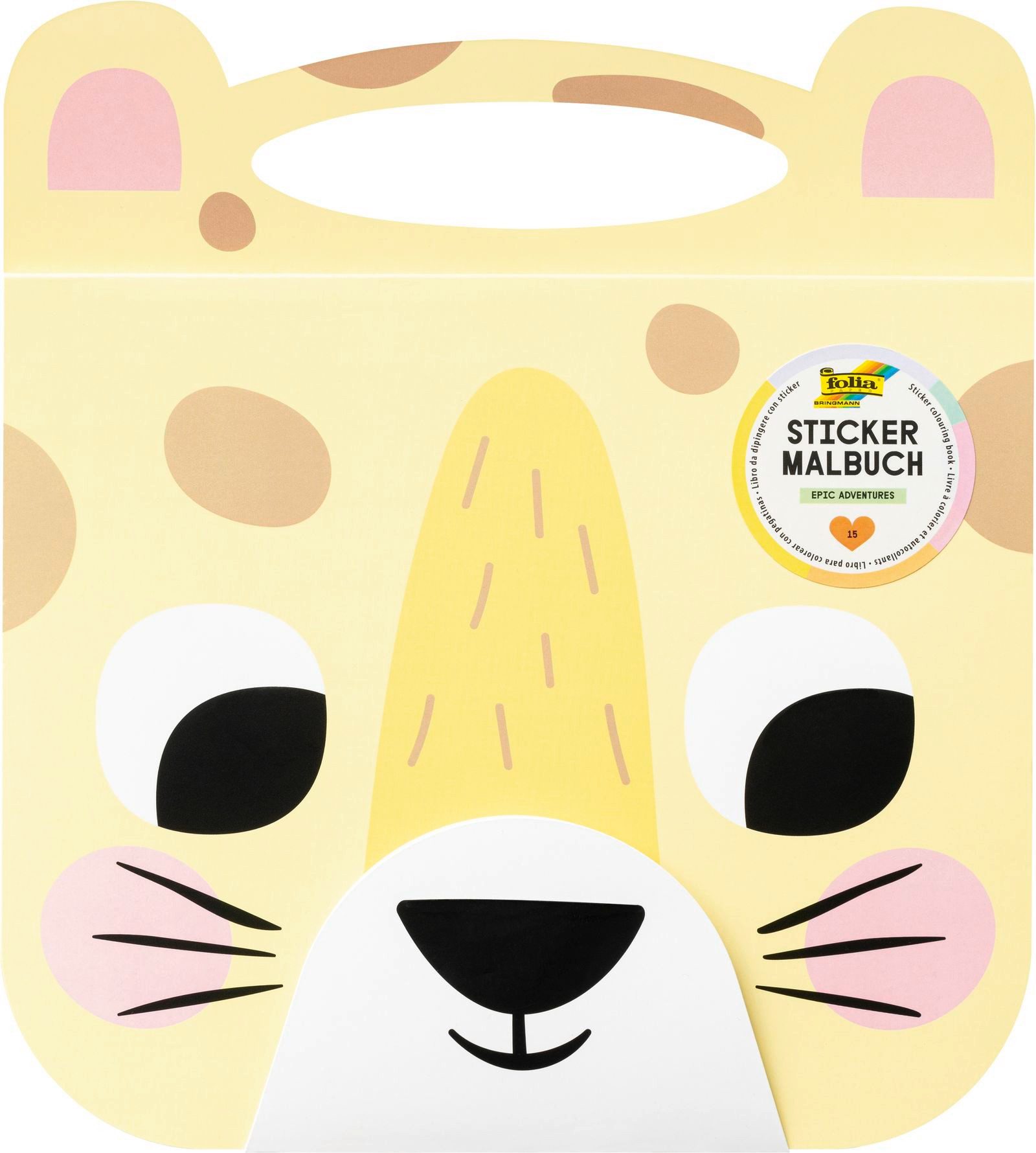 Folia Max Bringmann KG Stickerbuch Malbuch