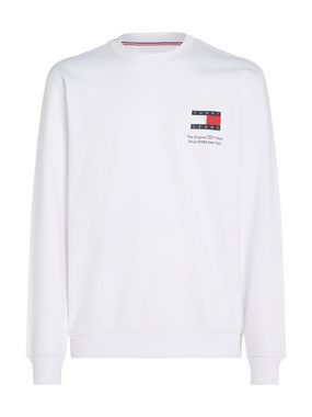 Tommy Jeans Sweatshirt TJM REG ESSENTIAL FLAG CNECK EXT Rundhals-Sweatshirt mit Logo