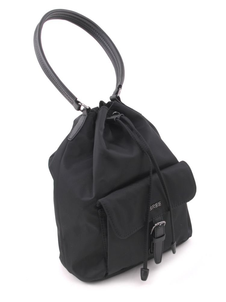 BREE Schultertasche BREE Barcelona NYLON 15 - Schultertasche / Beutel in black