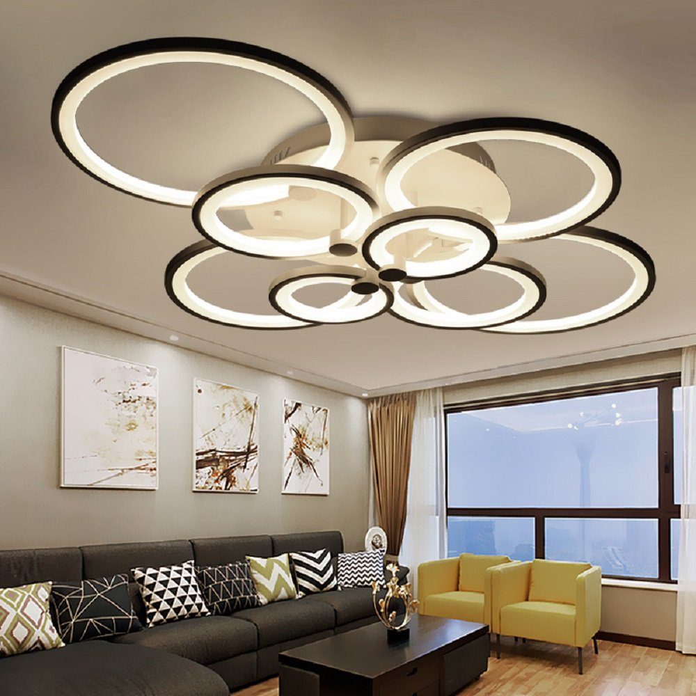 Euroton LED Deckenleuchte LED Deckenleuchte Fernbedienung Lichtfarbe/Hellig günstig online kaufen