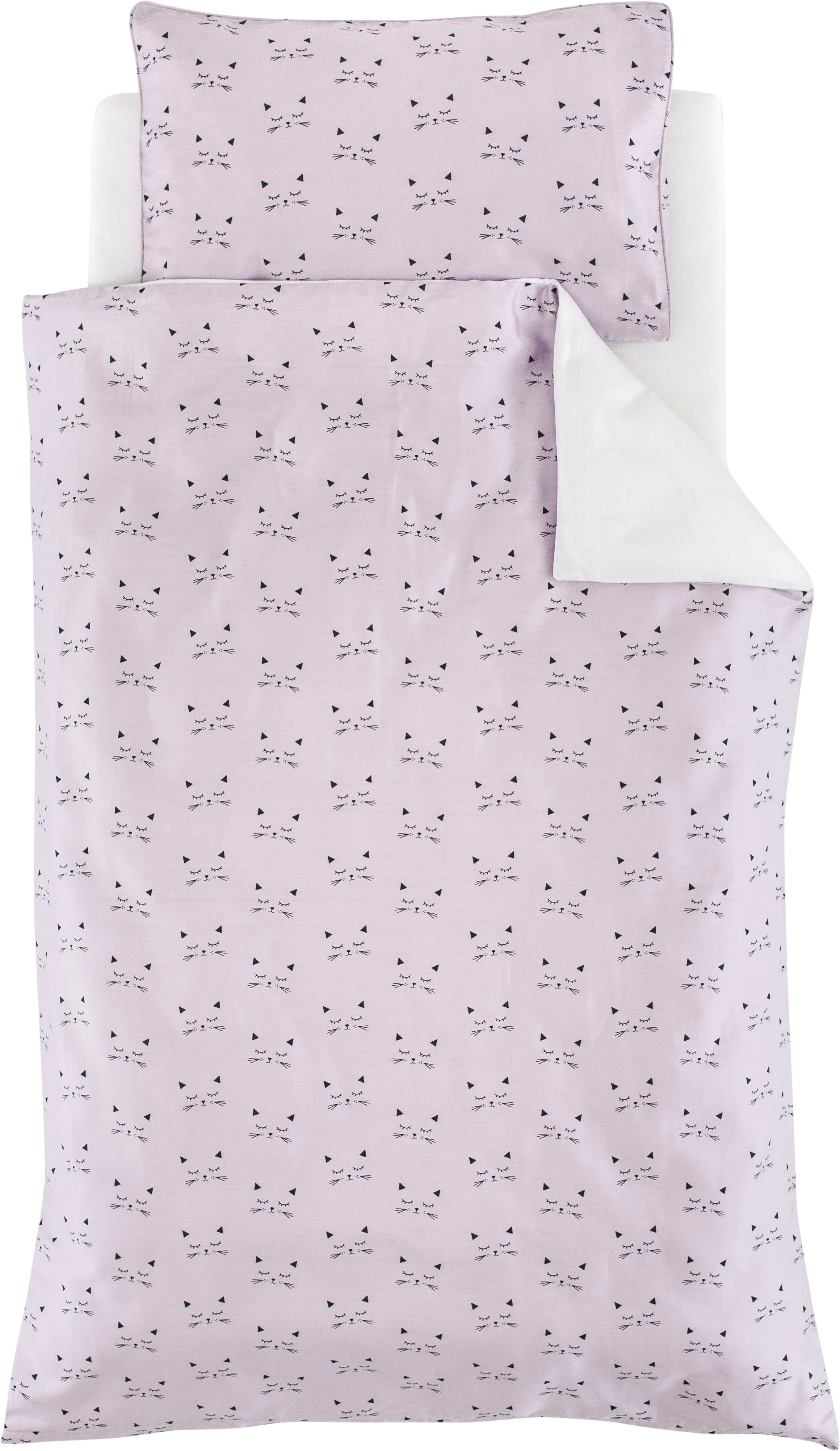 Träumeland Babybettwäsche kuschelweiche Bettwäsche Schmusekatze, Jersey, günstig online kaufen