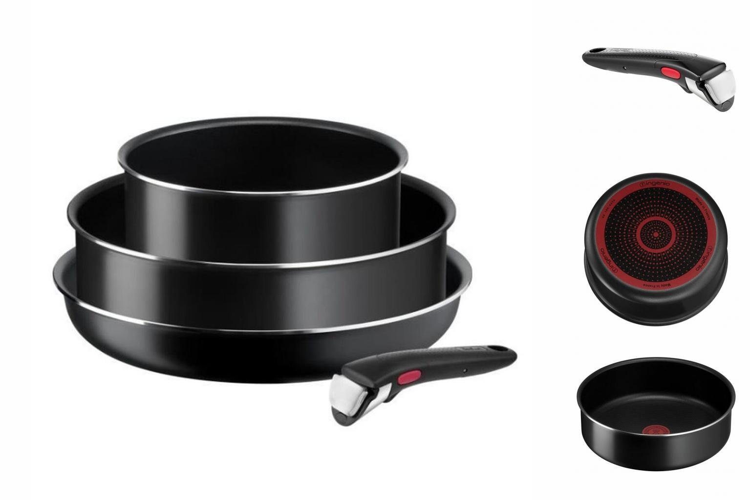 Tefal Topf-Set Topfset Tefal 4 Stücke Antihaft