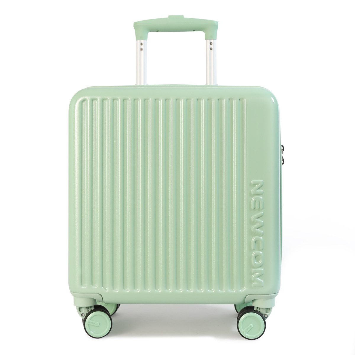 NEWCOM Hartschalen-Trolley 18-Zoll leichtes Handgepäck in Grün mit TSA-Schl günstig online kaufen