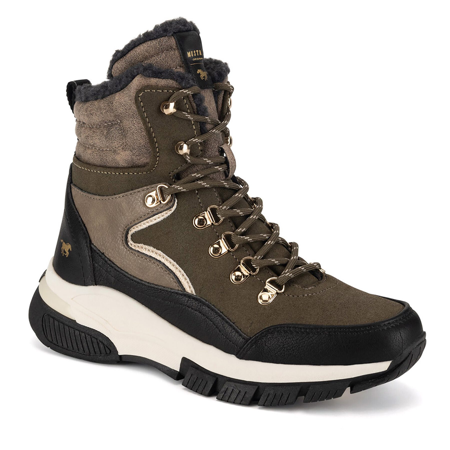 MUSTANG Mustang Damen-Ankle-Boots in Beige 1481-605 Stiefel