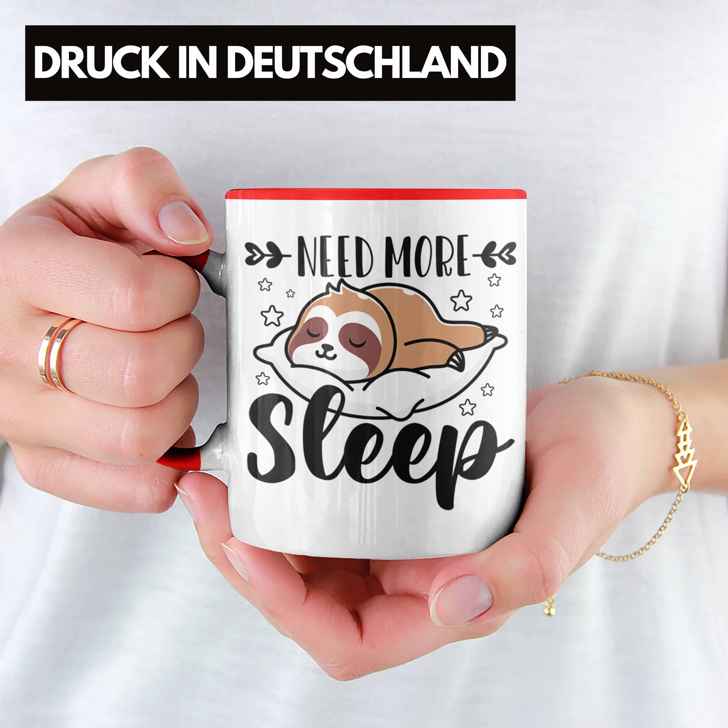 I Trendation Freundin Nap Tasse Need Tasse Mädchen Lustige Sleep Tochter Geschenkidee Geschenk Trendation MIttagsschlaf Rot - More