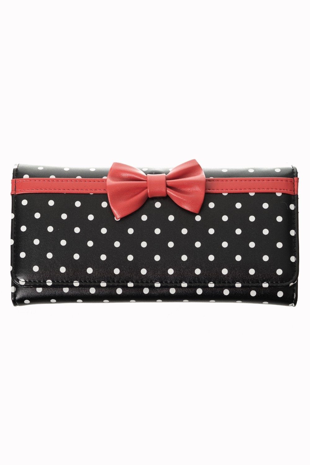 Banned Geldbörse Carla, Vintage Zierschleife und Polka Dots