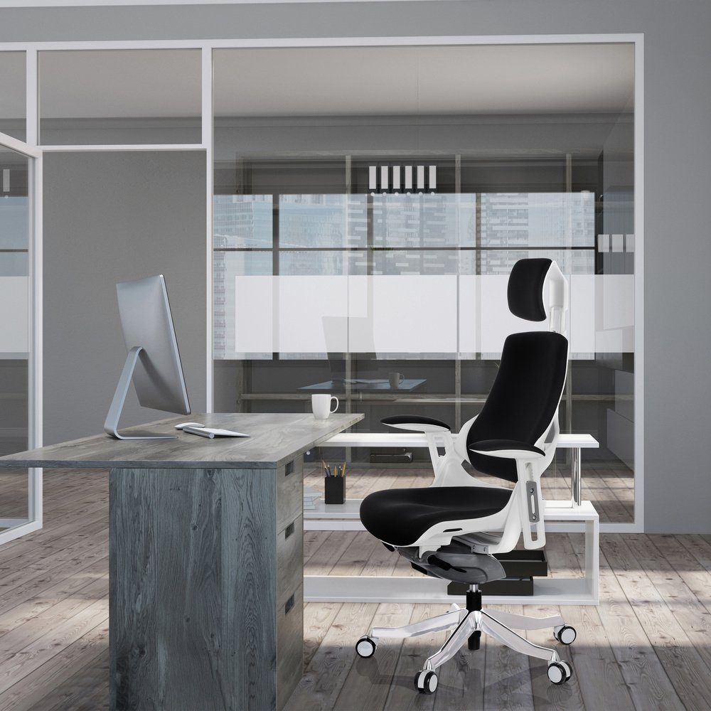 hjh OFFICE Schreibtischstuhl Bürostuhl Stoff SPEKTRE ergonomisch Profi (1 St), Drehstuhl