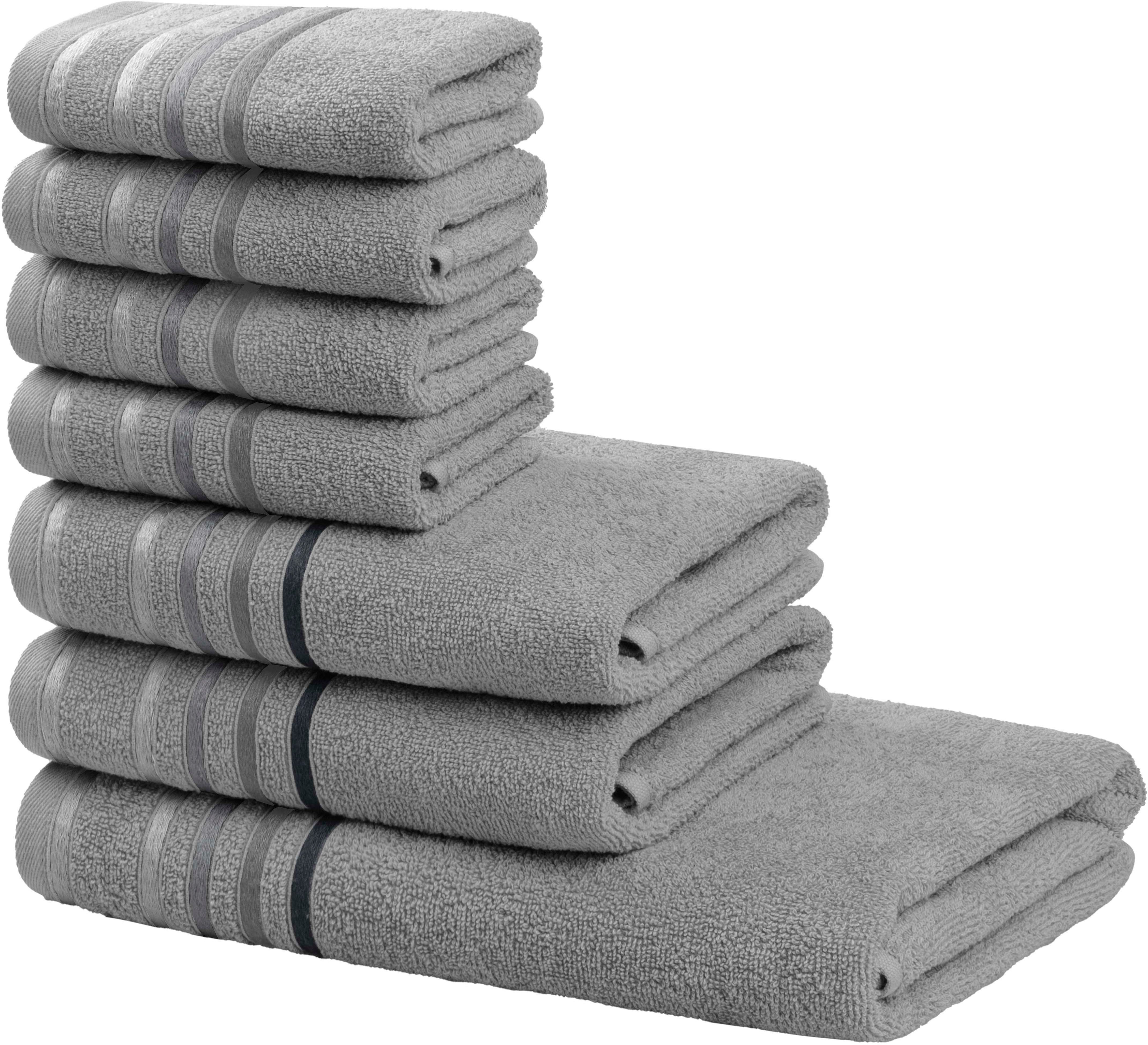 my home Handtuch Set Niki, Duschtuch, günstig online kaufen