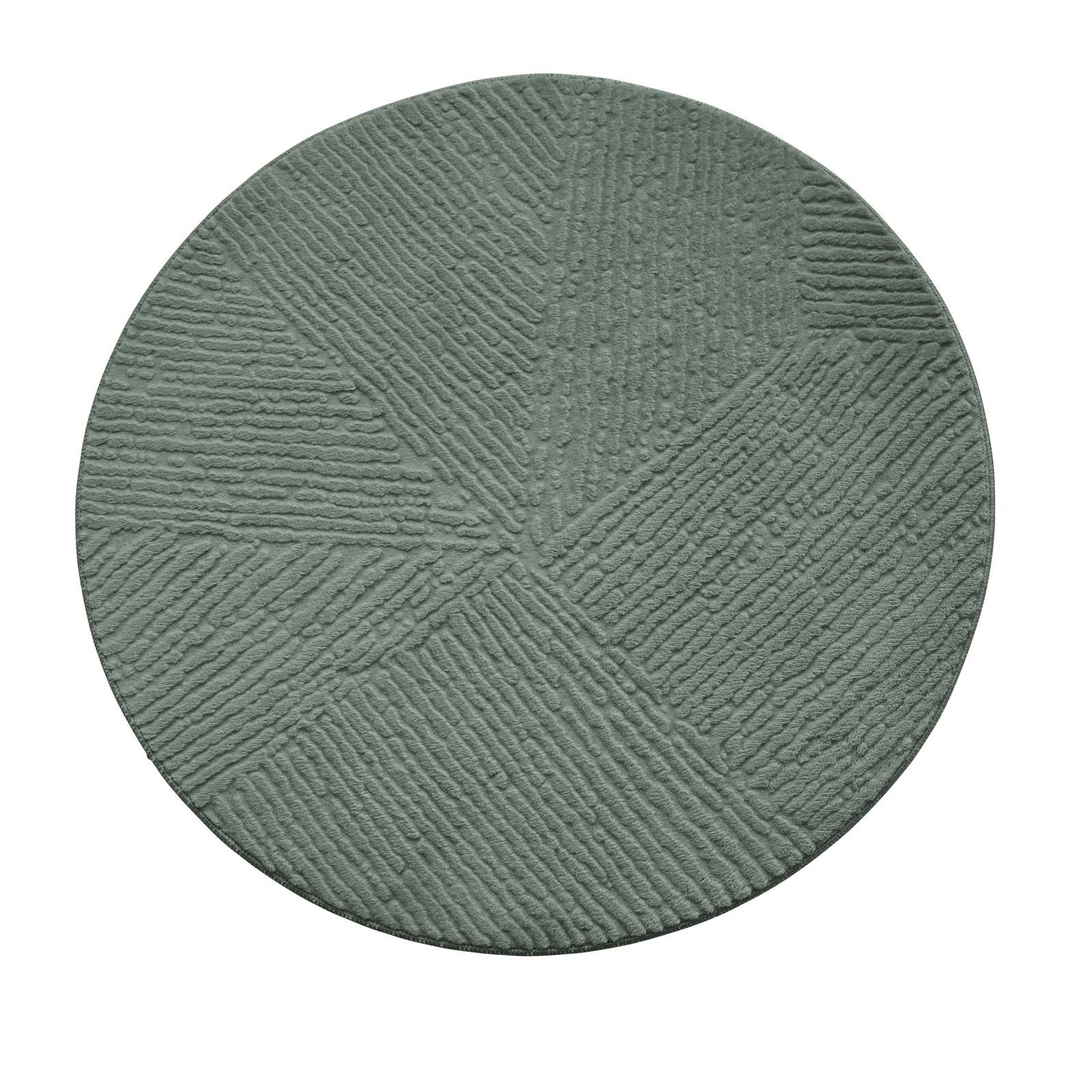 TaCa Home Teppich Kurzflor Teppich Hasenfell Optik, rechteckig, Höhe: 10 mm, Wohnzimmer, Kinderzimmer, Esszimmer, Fresco Grün - 50 x 80 cm – Bild 4 von 5