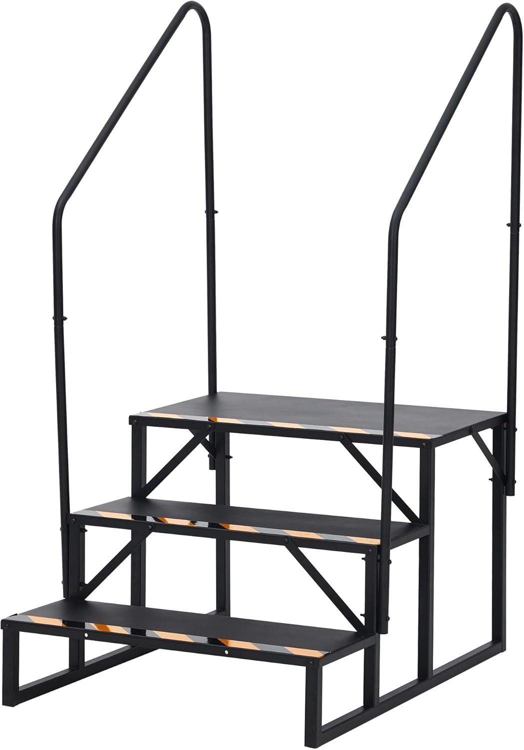GarveeMore Treppenstufe RV Stufen, Schritte Mobile Home Leiter Tragbare Treppe