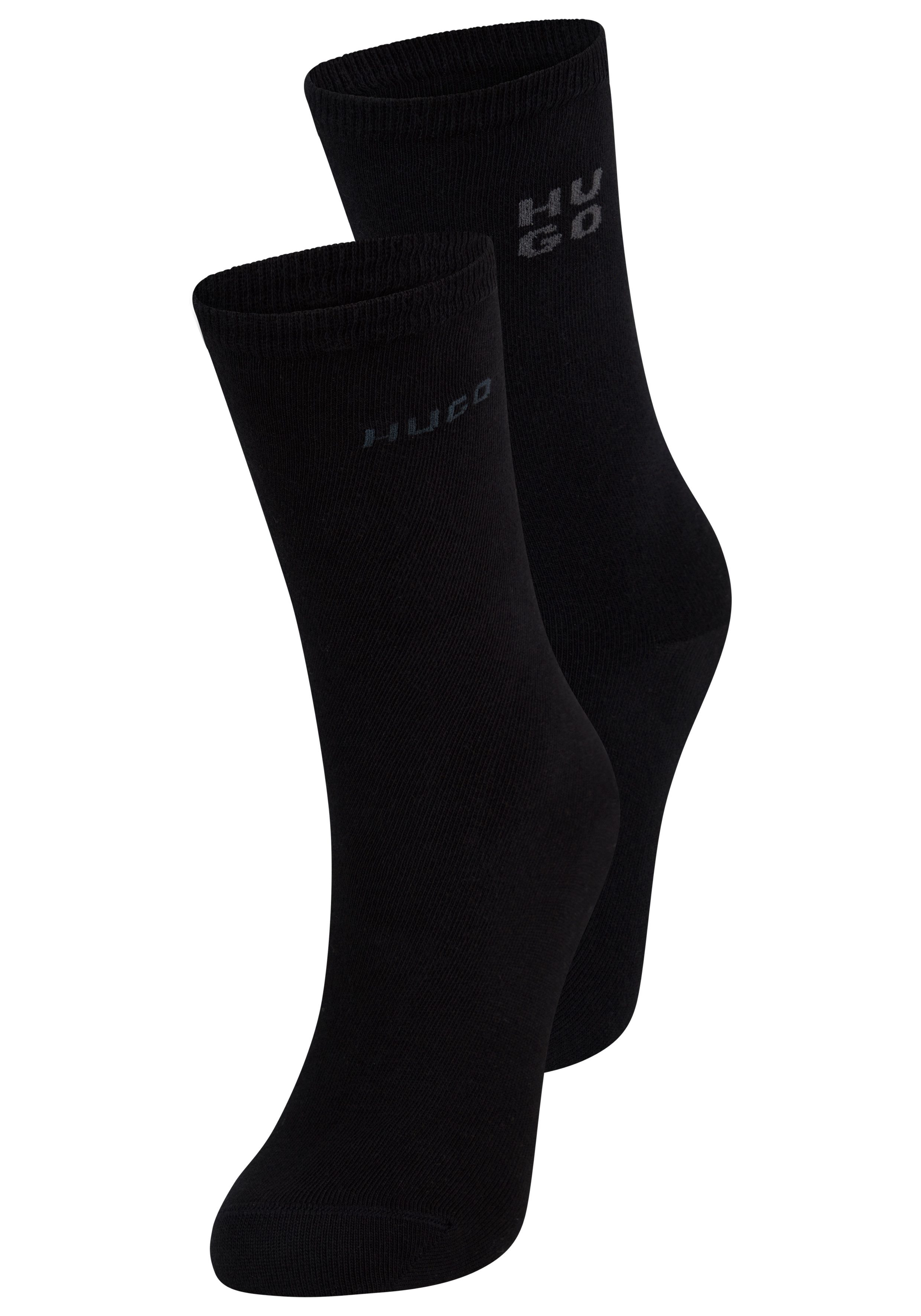 HUGO Socken 2P RS UNI LOGO CC (2-Paar) mit dezentem Logo, nahtlose Verarbei günstig online kaufen